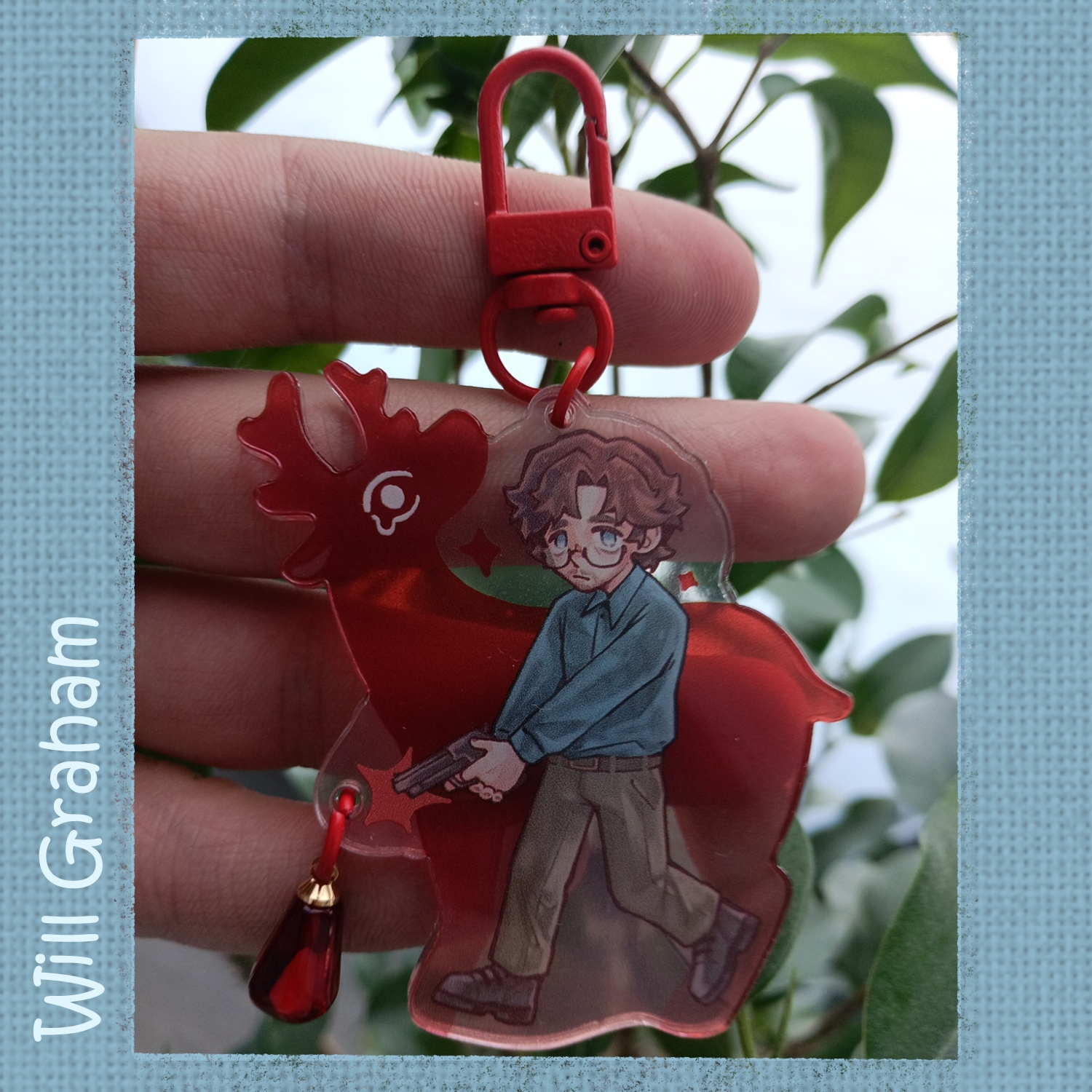 Брелок Уилл Грэм (двухслойный акрил)