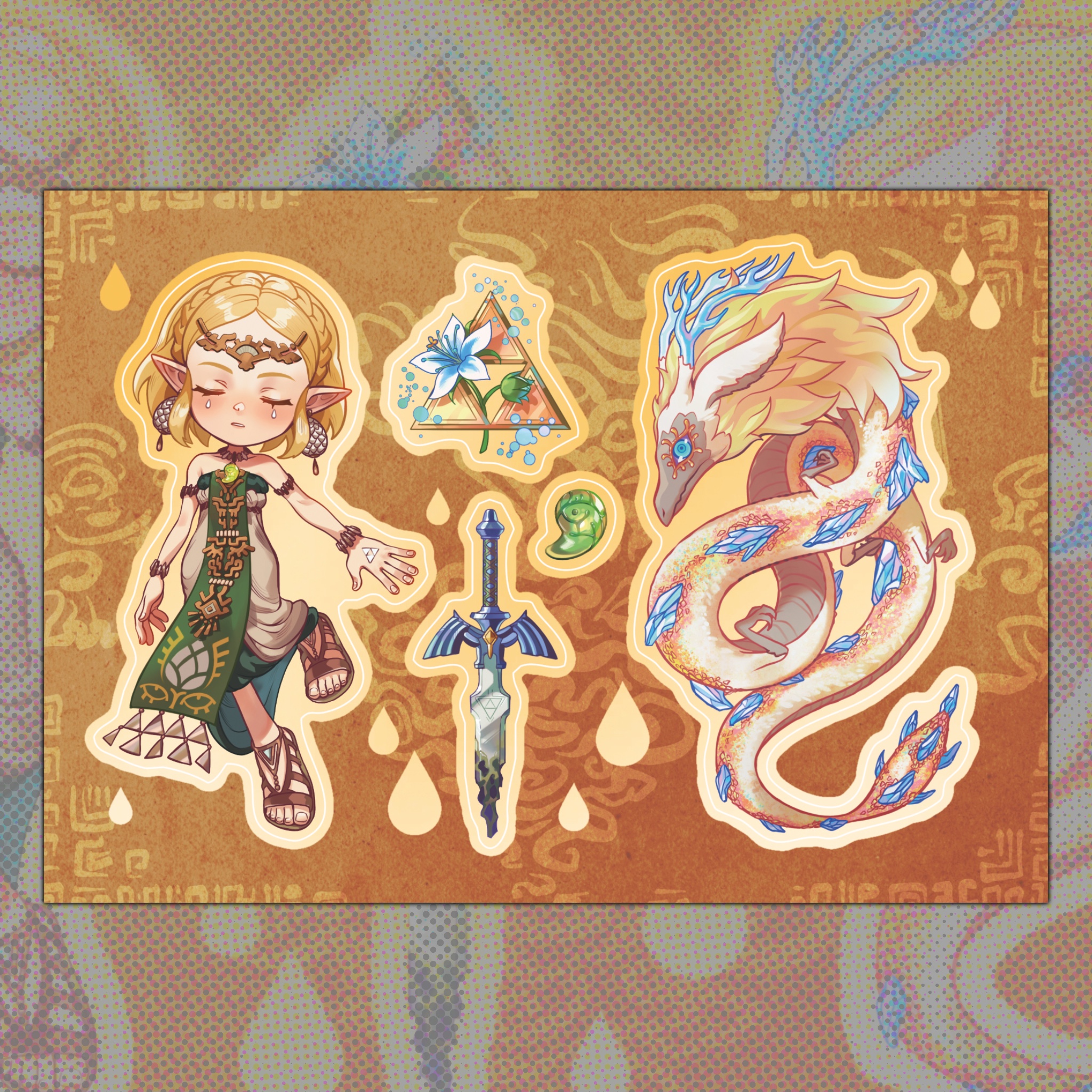 Стикерпак Зельда