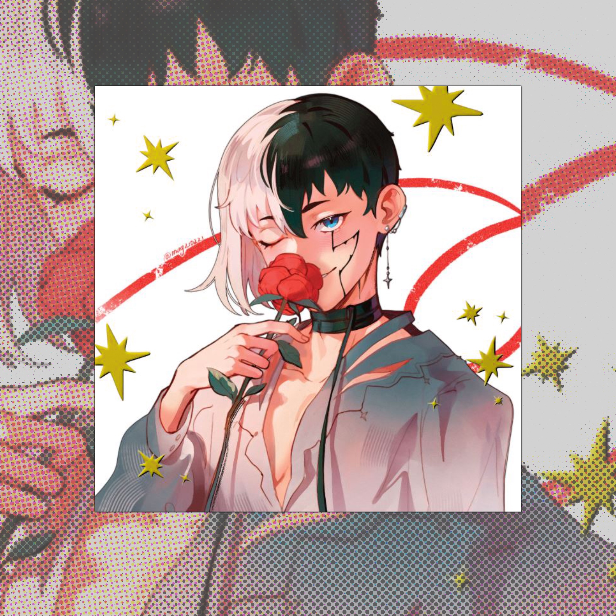 Открытка Ген фольга