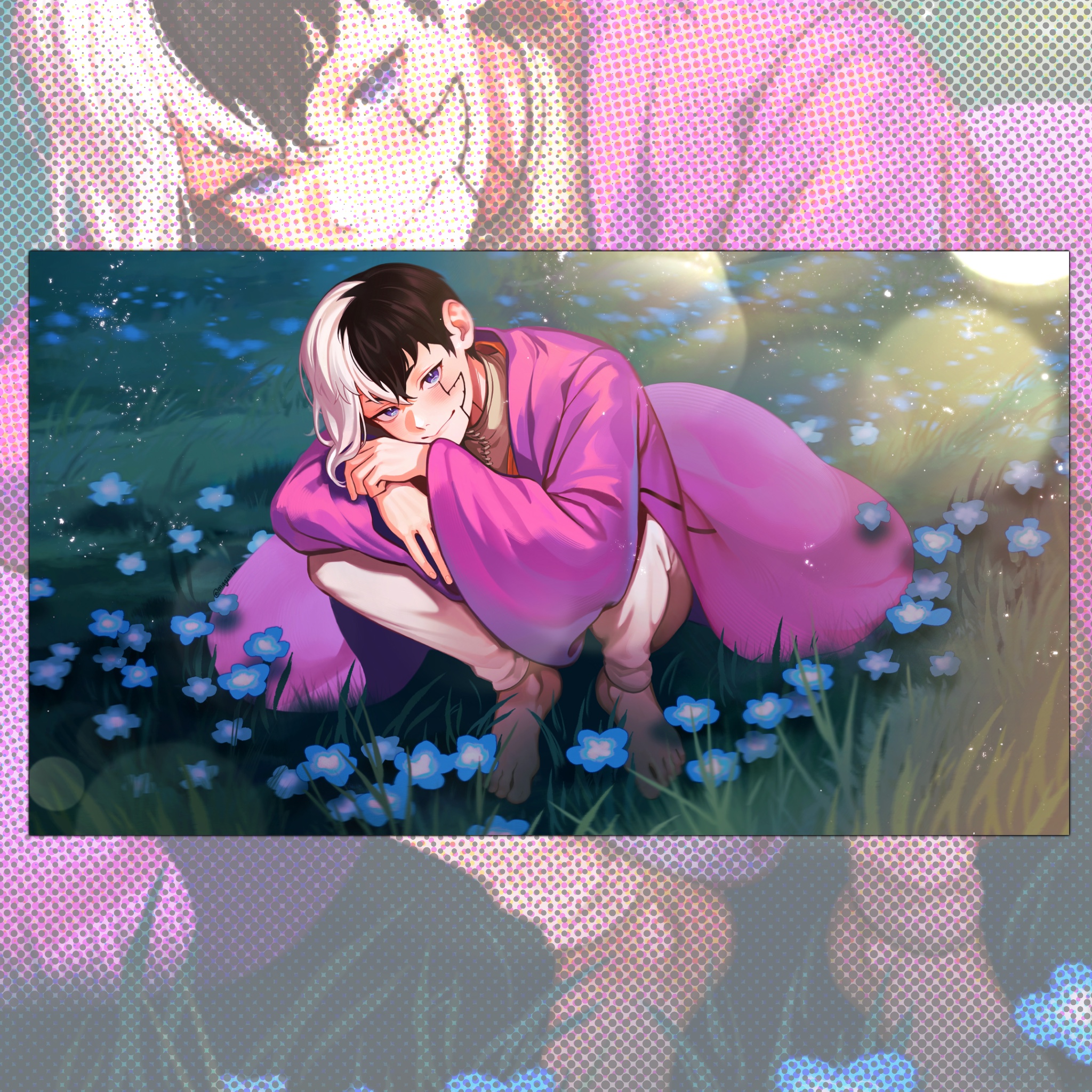 Открытка Ген длинная