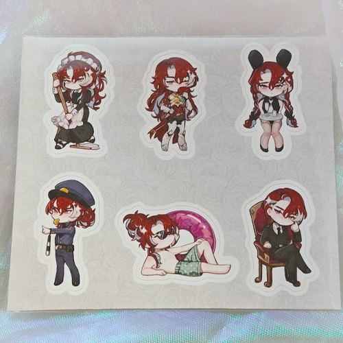 Стикерпак чиби Аргенти