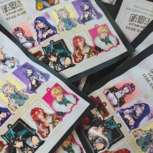 Гача на брелоки Honkai Star Rail 6см