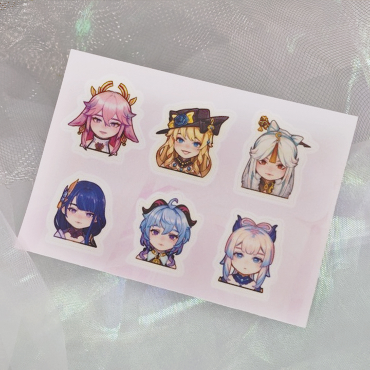 Стикерпак Genshin Impact w