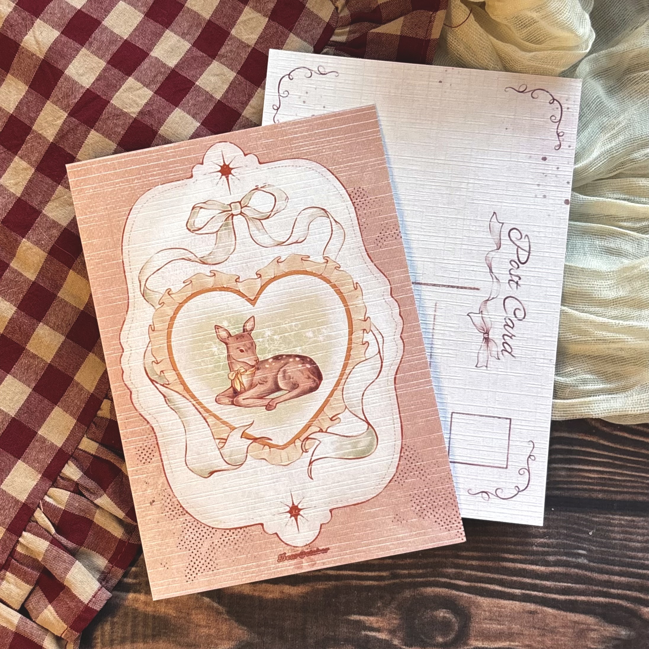 Открытка "Олененок"