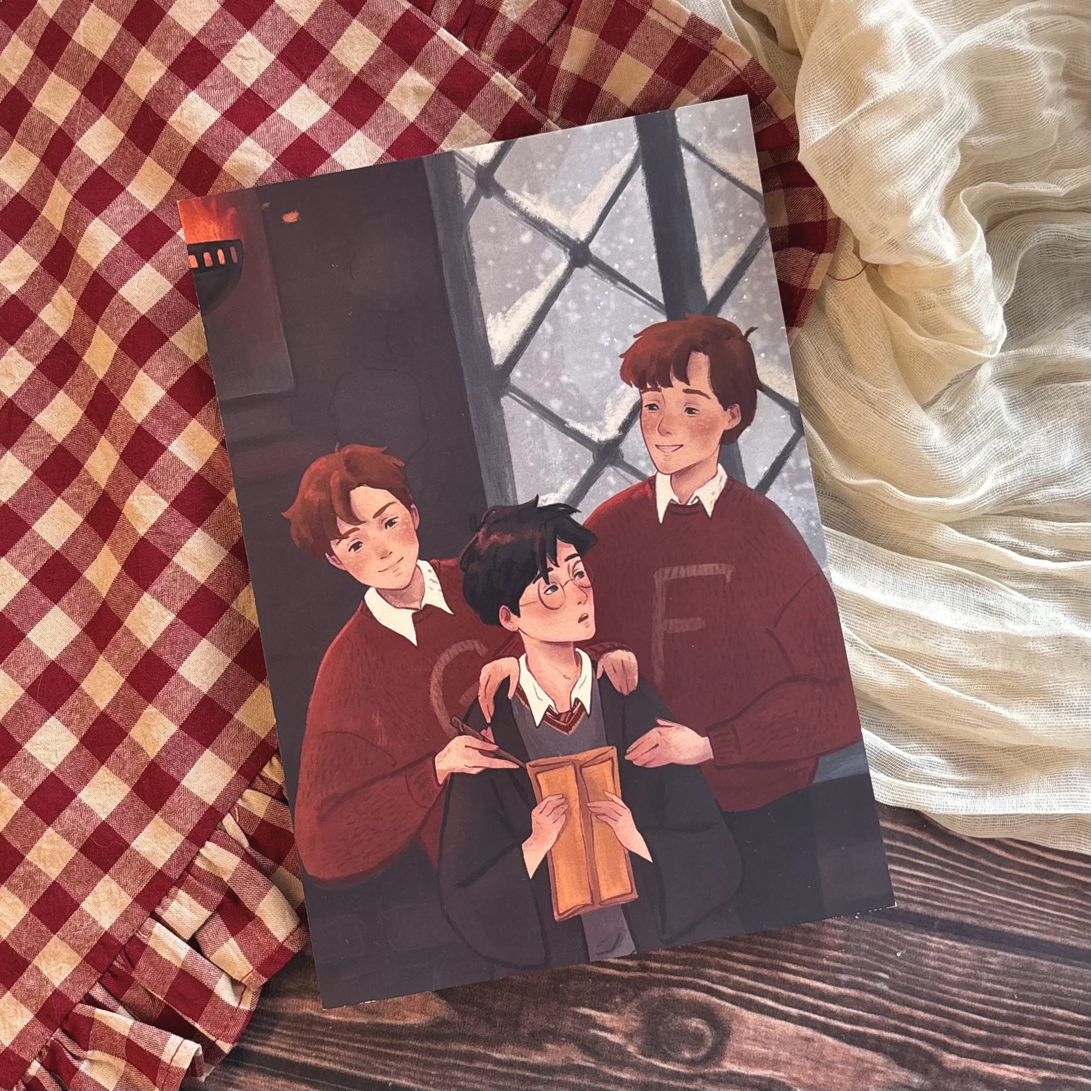 Принт А5  "Гарри и Близнецы"