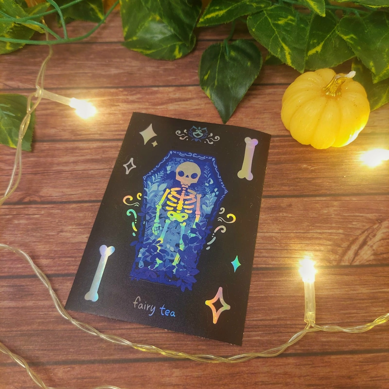 Стикерпак А7 Скелет голо