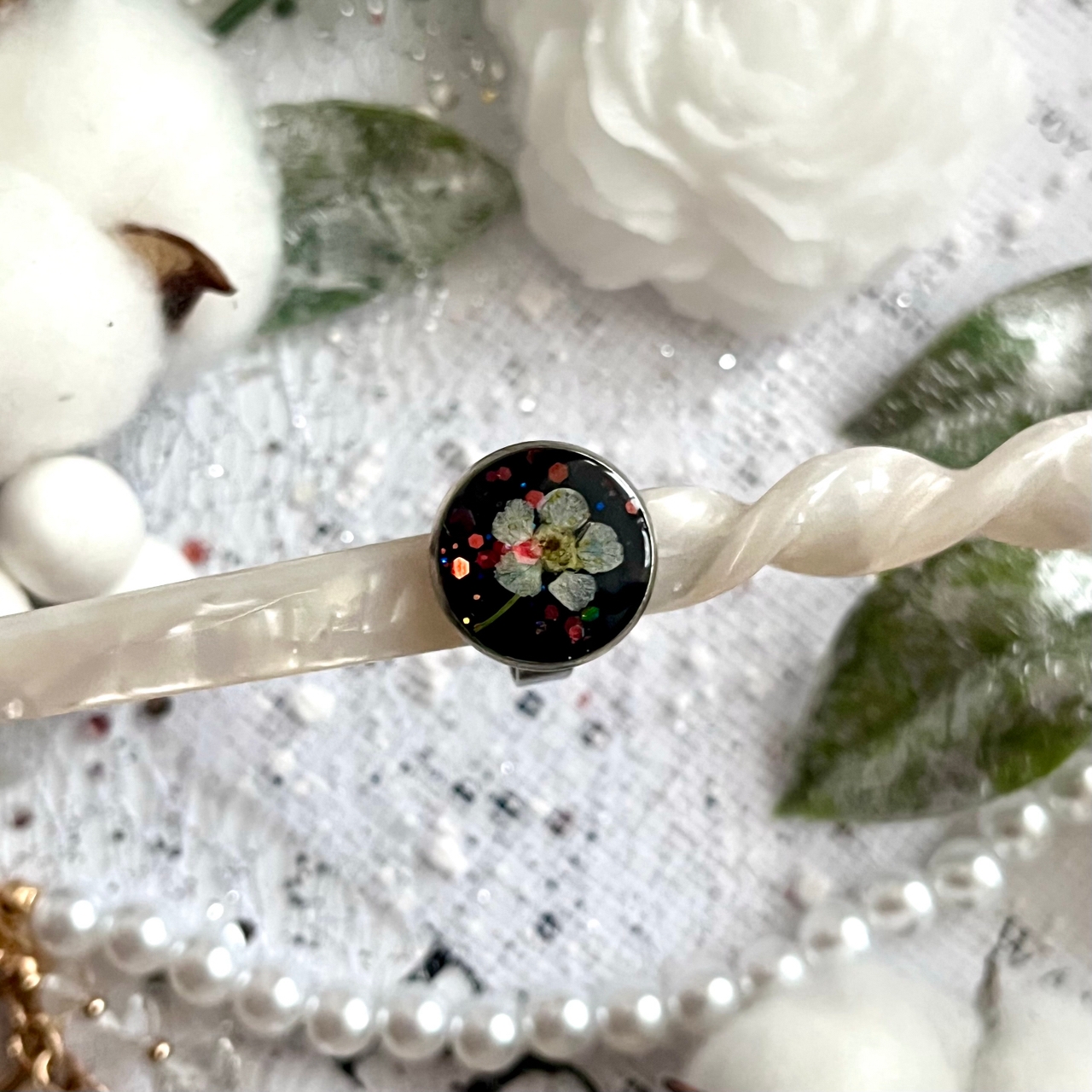 Кольцо "Черемуха" L