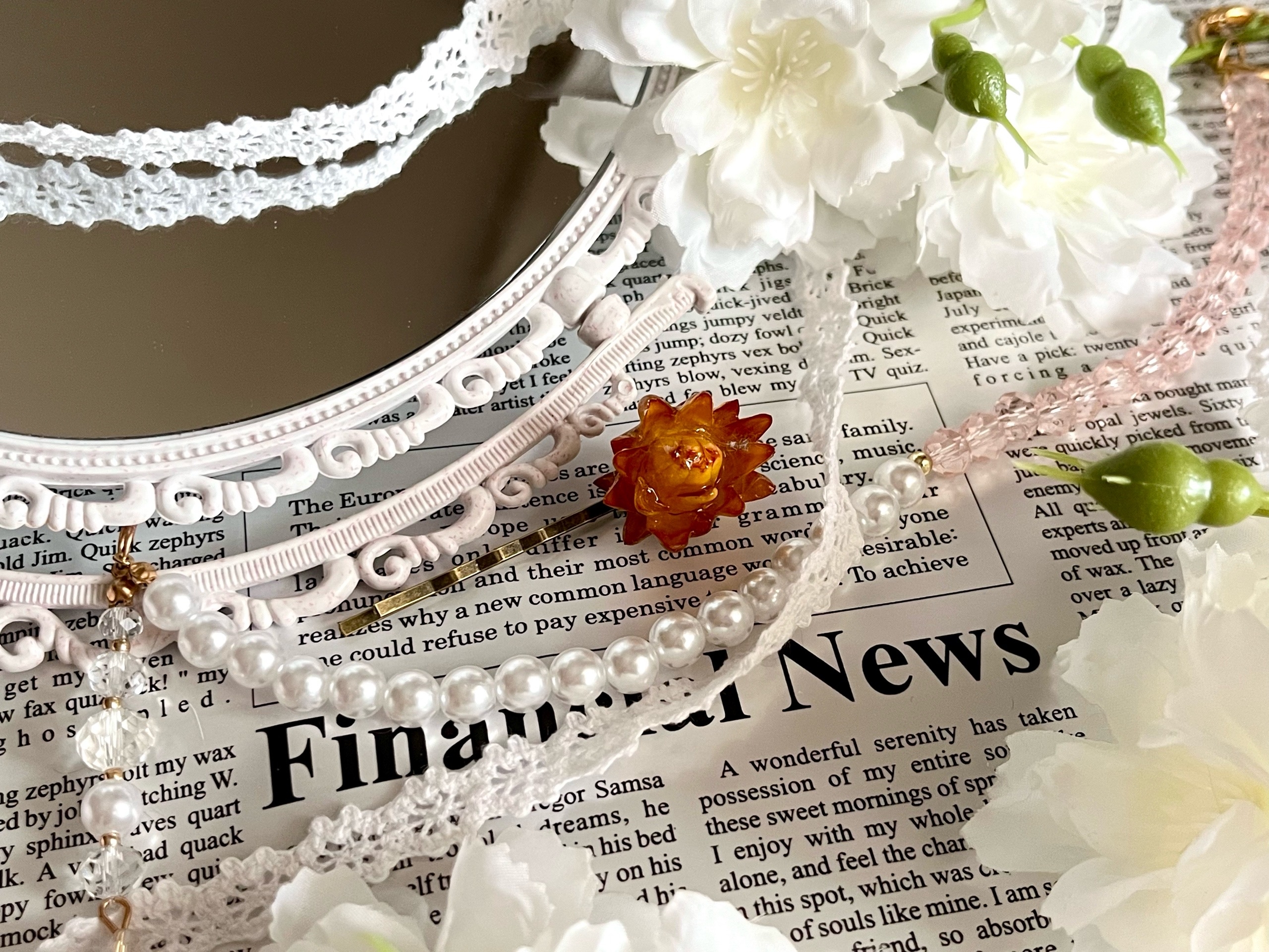 Заколка Гелихризум малый