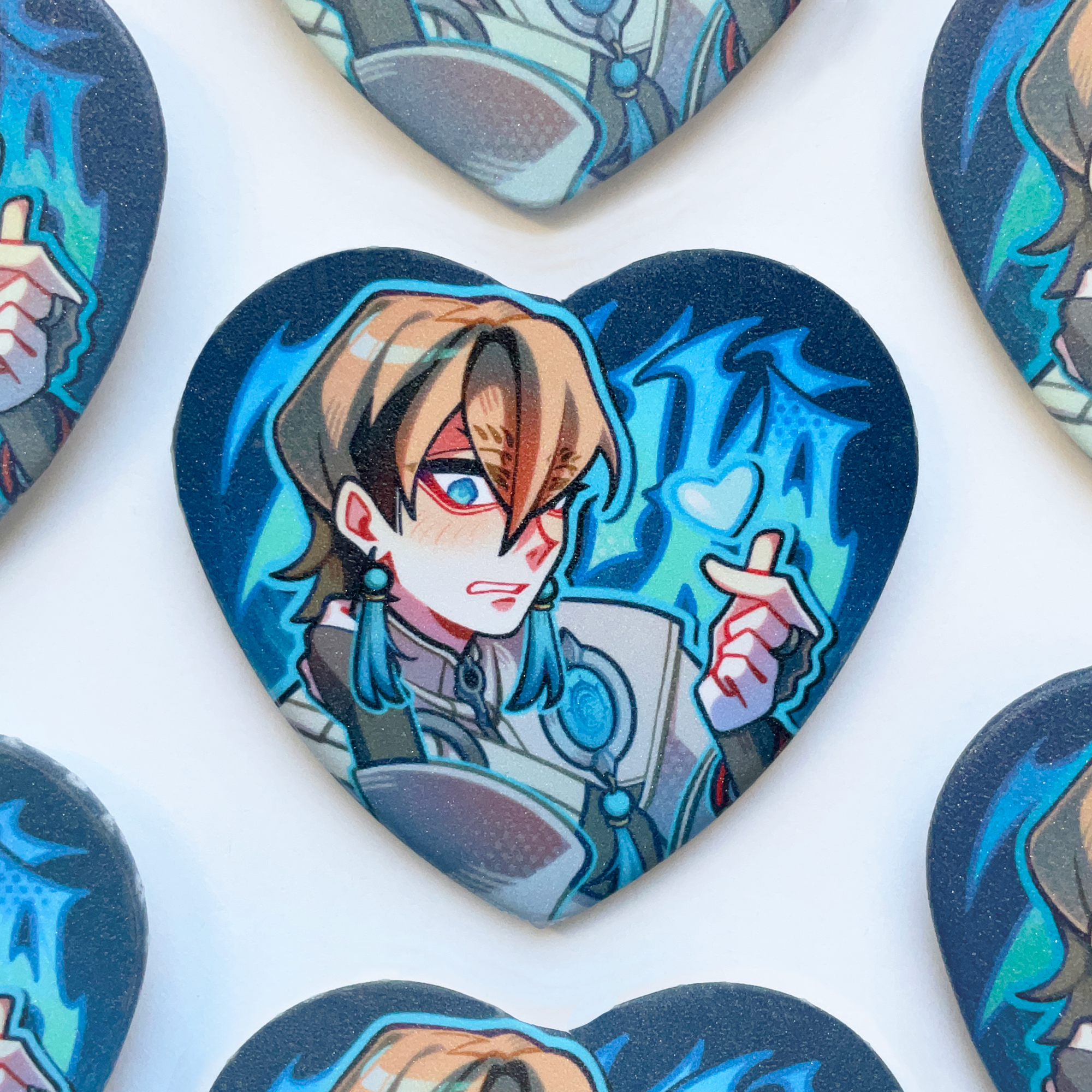 Значок сердце Гачиакута Занка