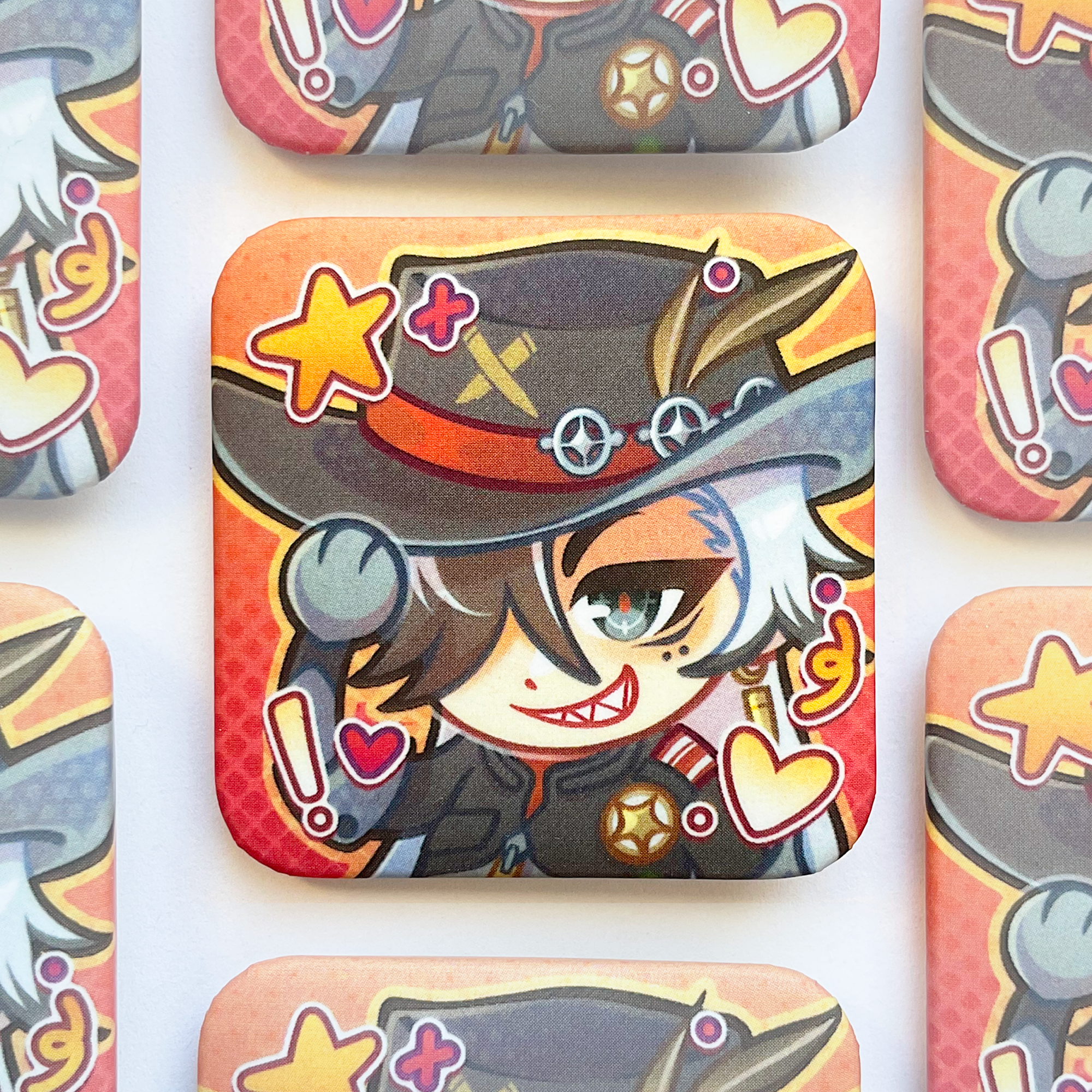 Значок квадрат 37мм ХСР Бутхилл