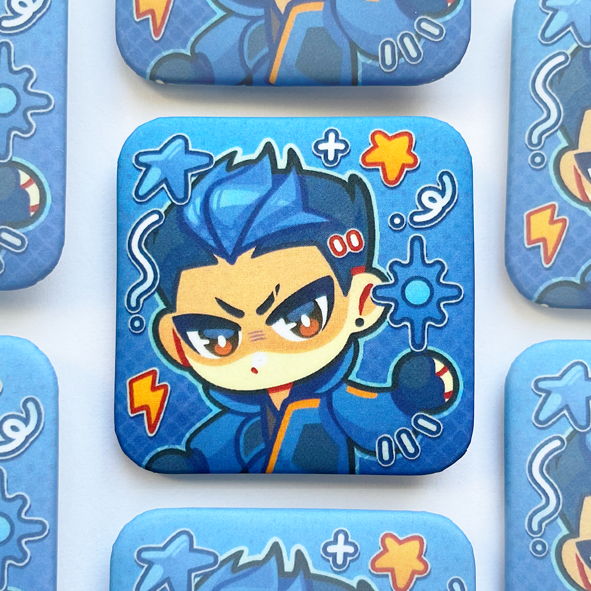 Значок квадрат 37мм Валорант Йору