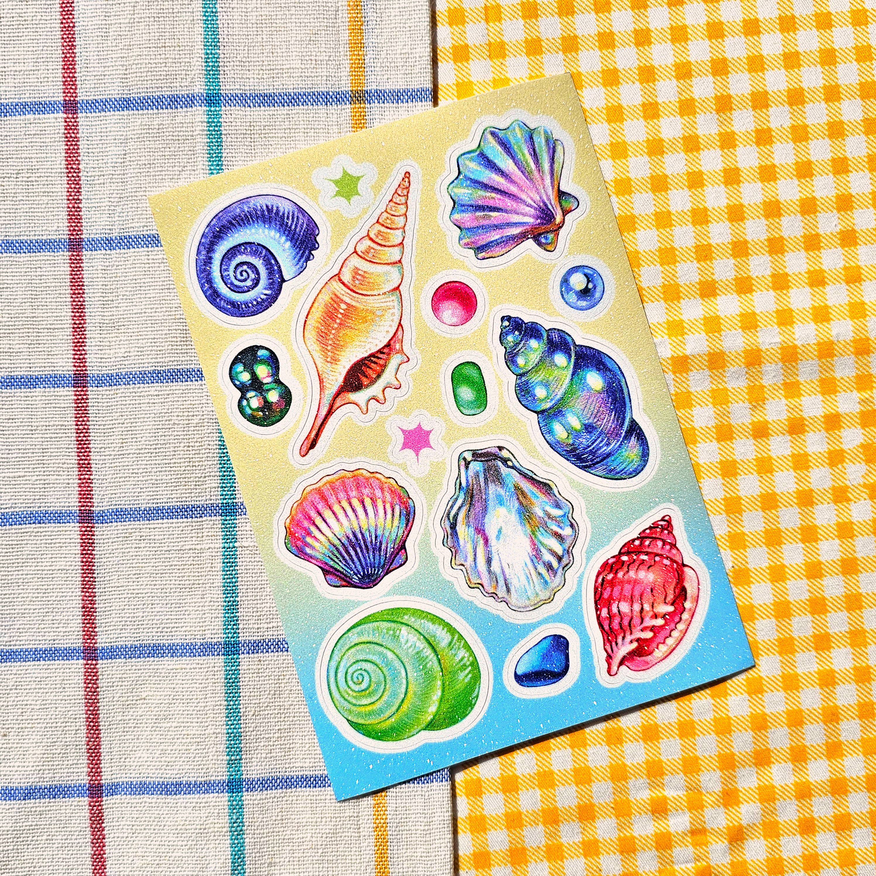 Стикерпак Ракушки