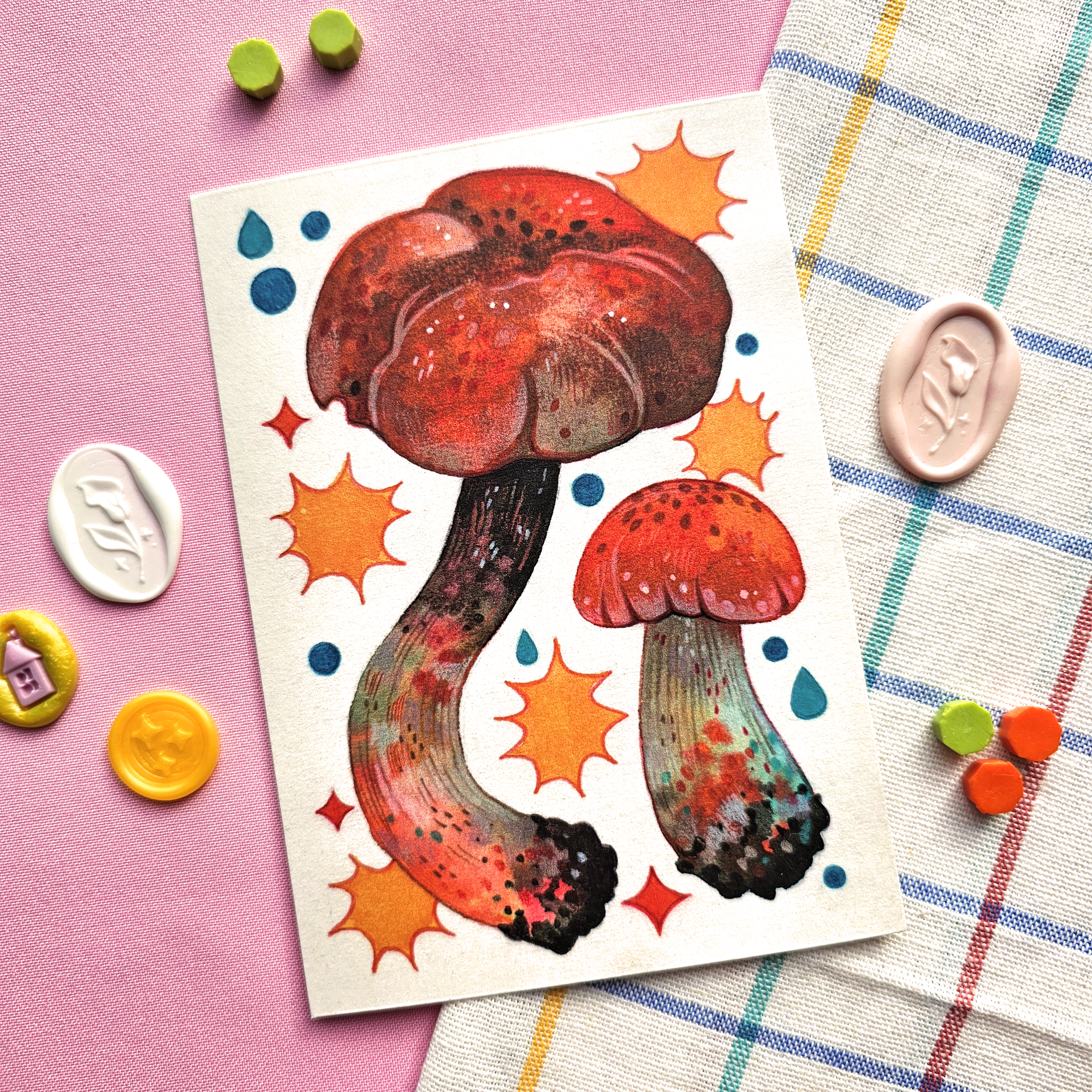 Открытка Белые грибы