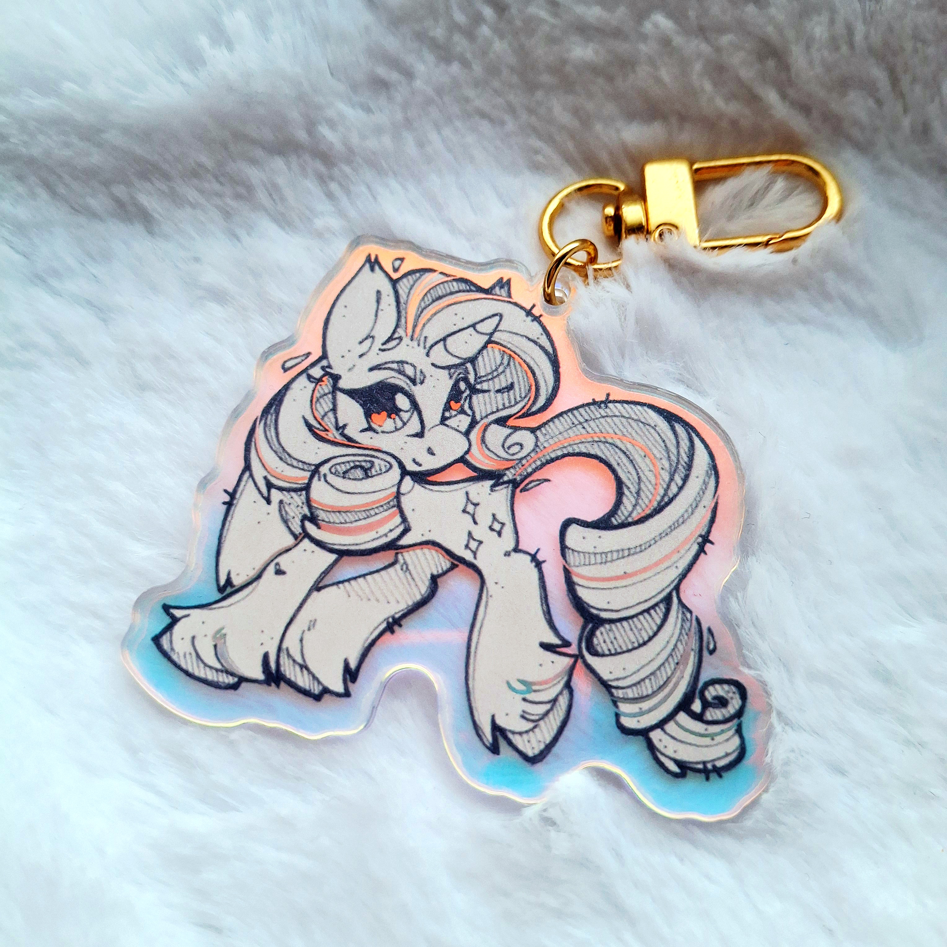 Брелок жемчужный Рэрити к 15-летию MLP:FiM