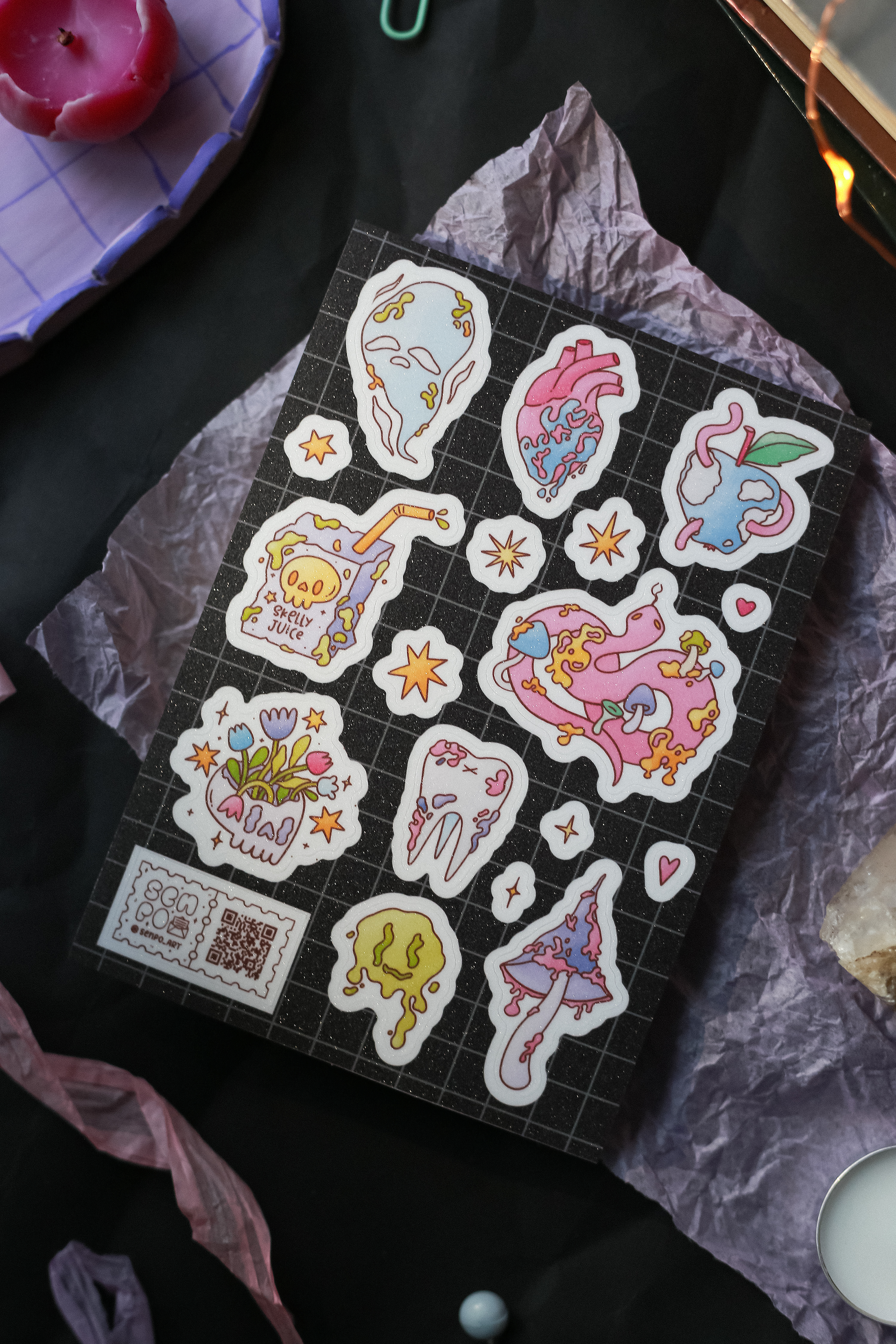 Стикерпак Скелли Джус