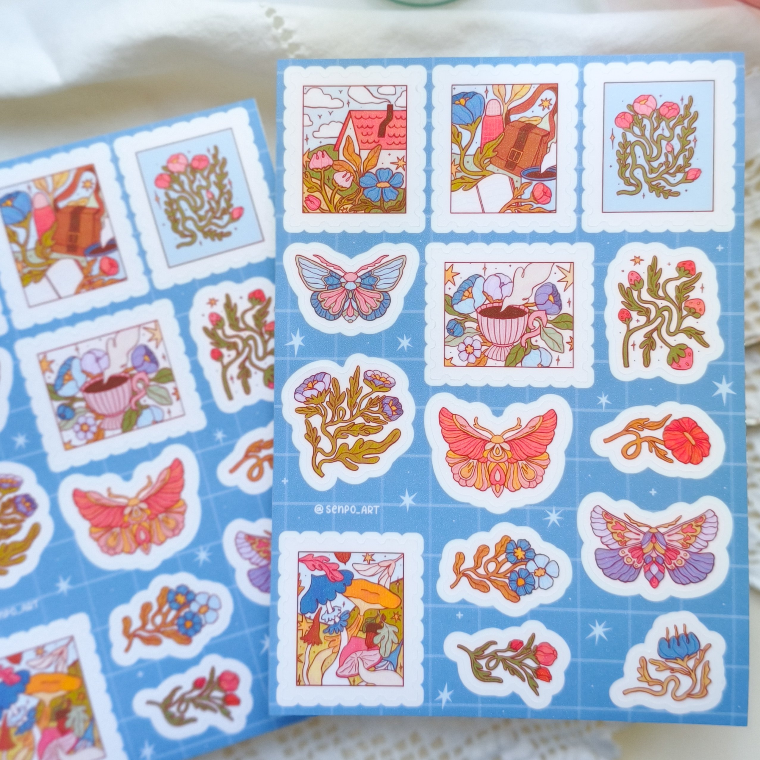 Стикерпак Мотыльки