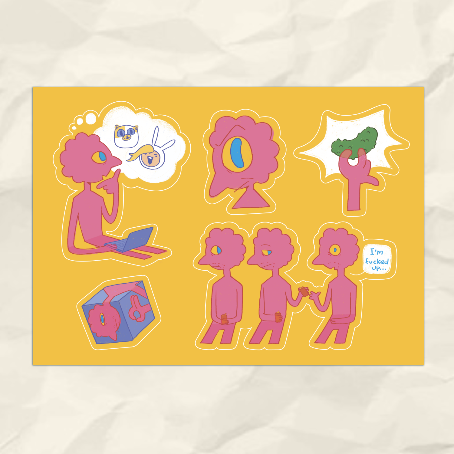 Наклейки "Время Приключений. Призмо"