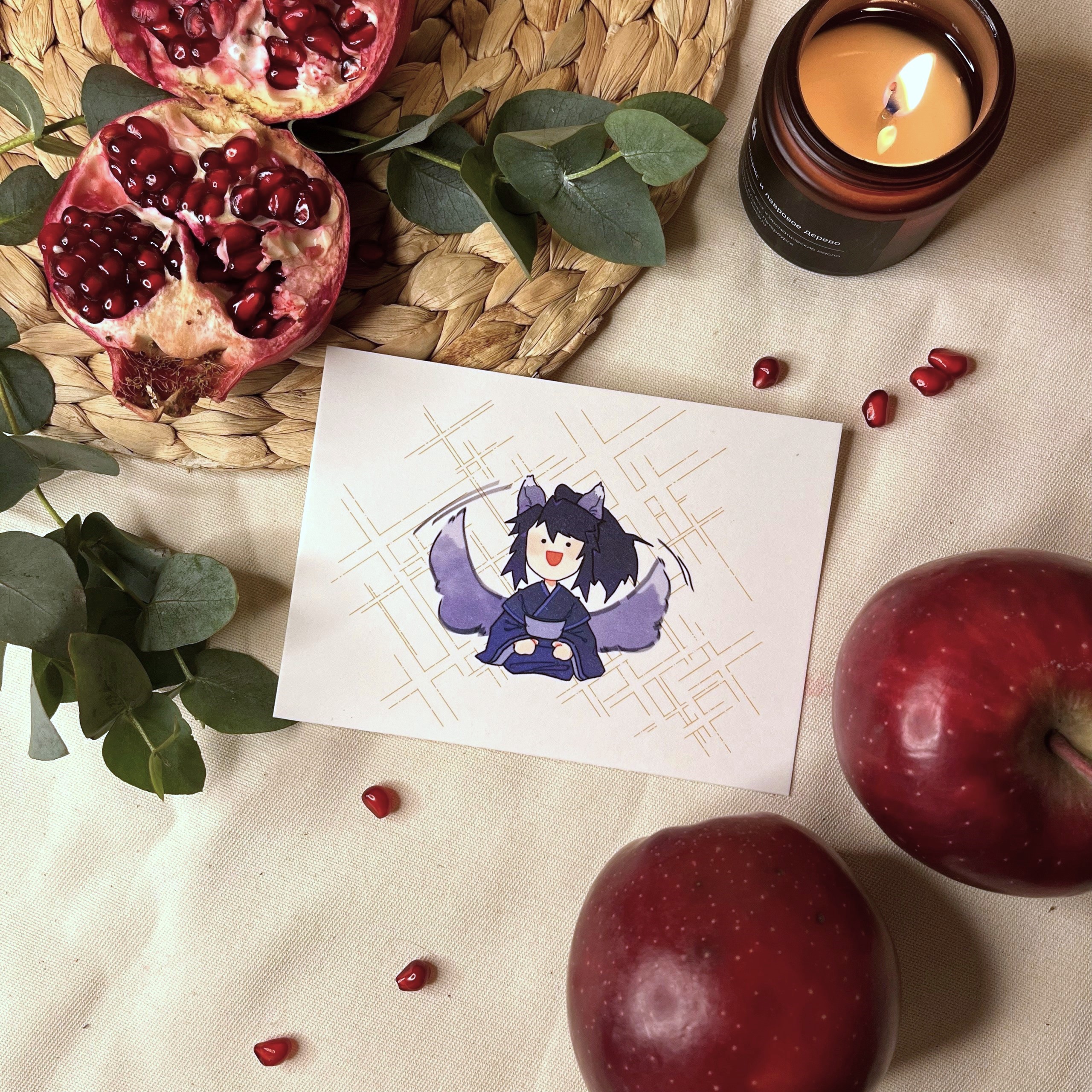 СКИДКА принт А6 ХиУБК / 2HA мо жань сабака