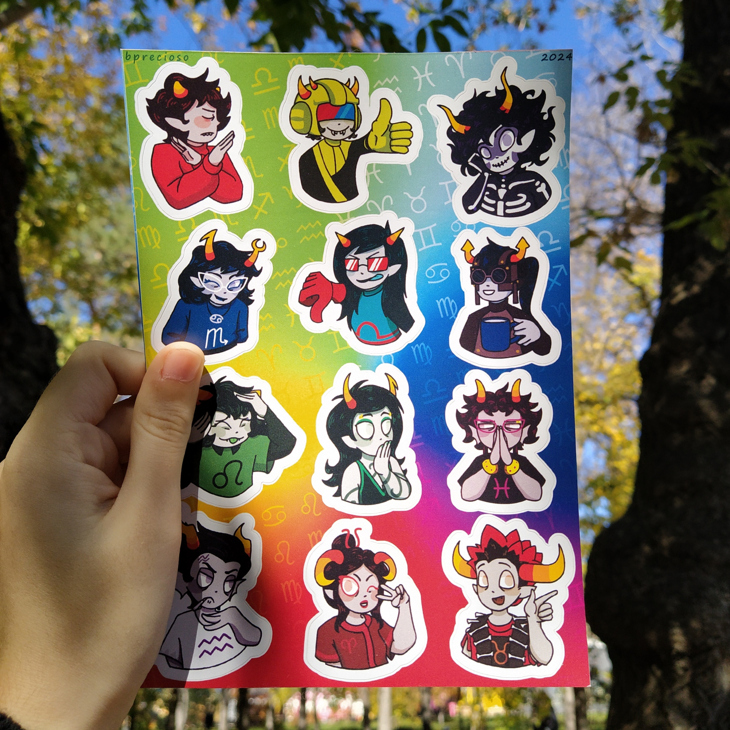 Стикерпак "Хоумстак. Альфа-тролли" от прец