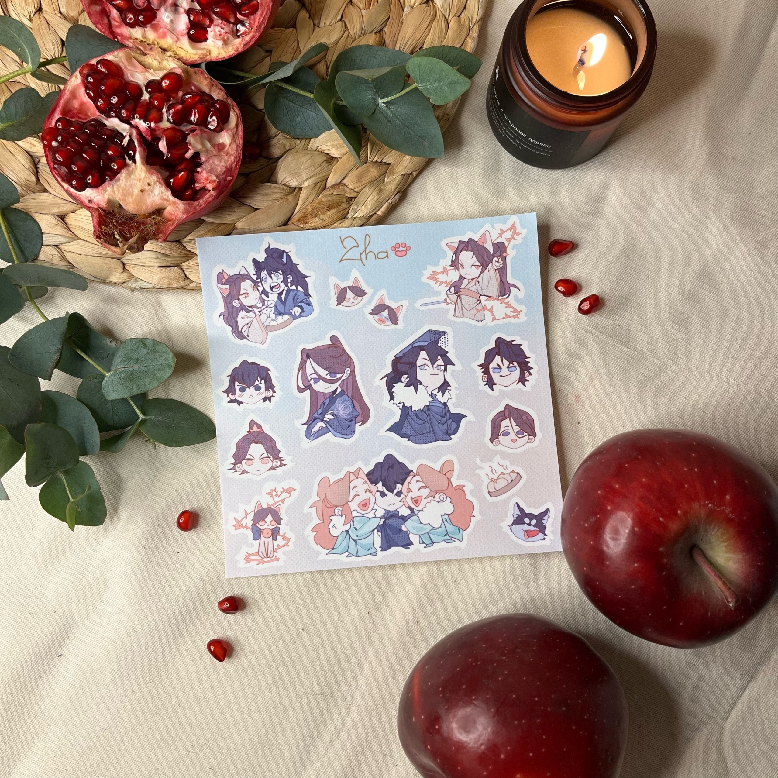 стикеры 15х15 ХиУБК / 2HA