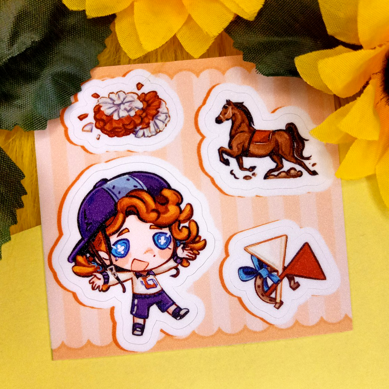 Стикерпак 7х7 сах Лили