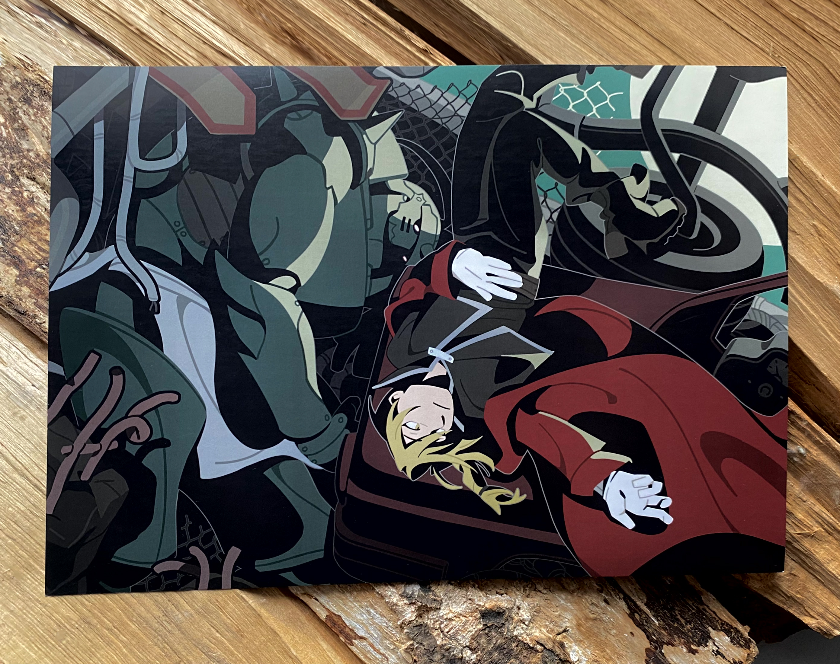 Принт Стальной алхимик