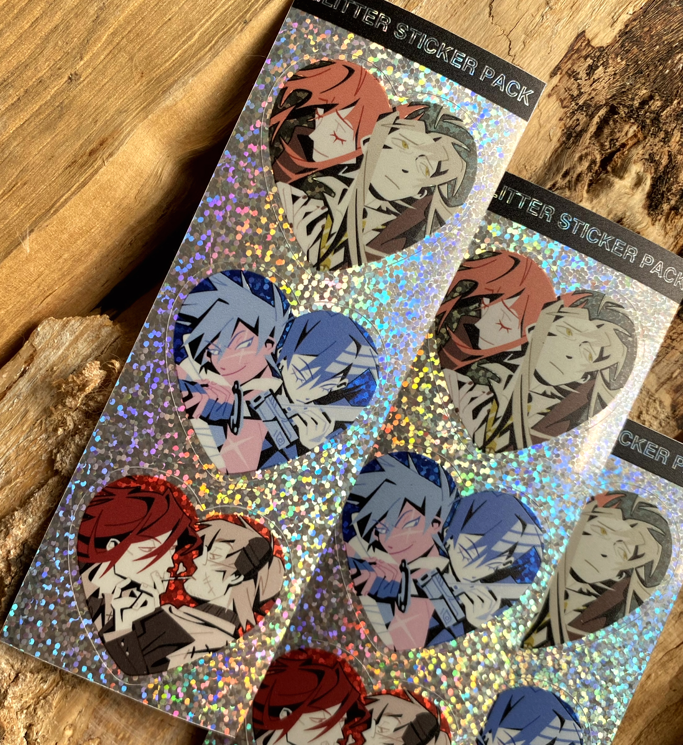 Стикерпак сердечки