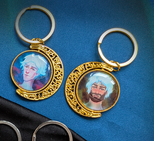 Брелок луна золотой ДжейсВик