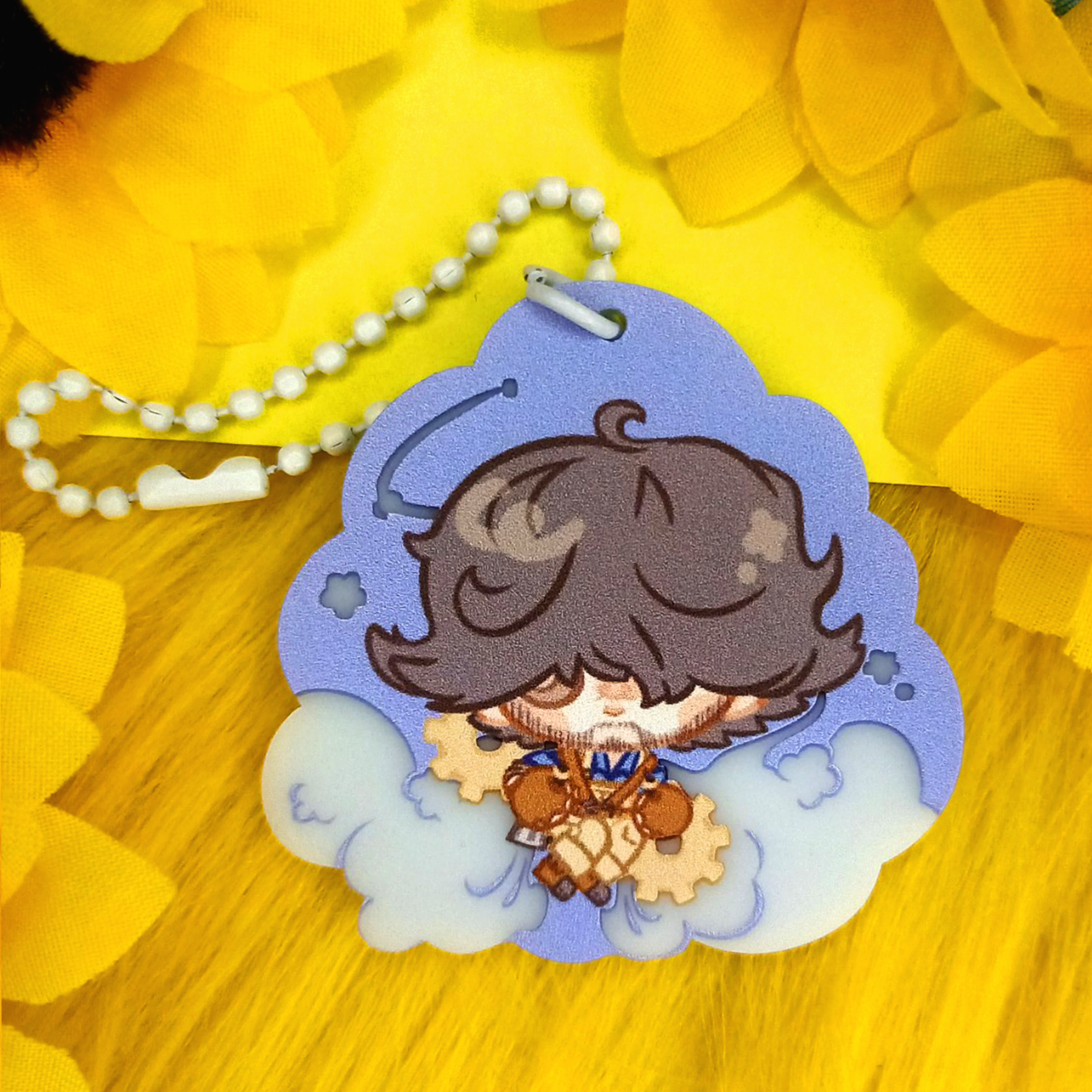 Брелок 5 см бел Чарльз Холт