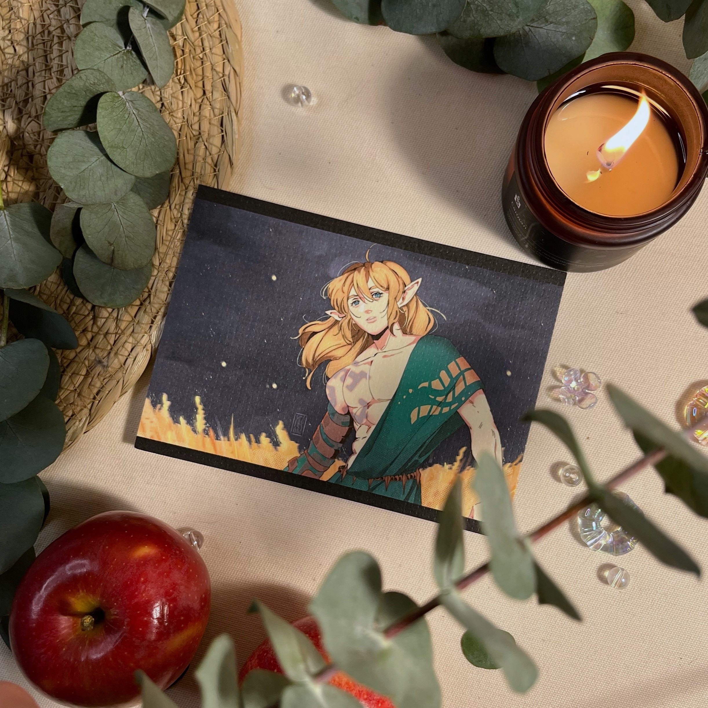 СКИДКА принт А6 ЛЕГЕНДА О ЗЕЛЬДЕ линк в поле