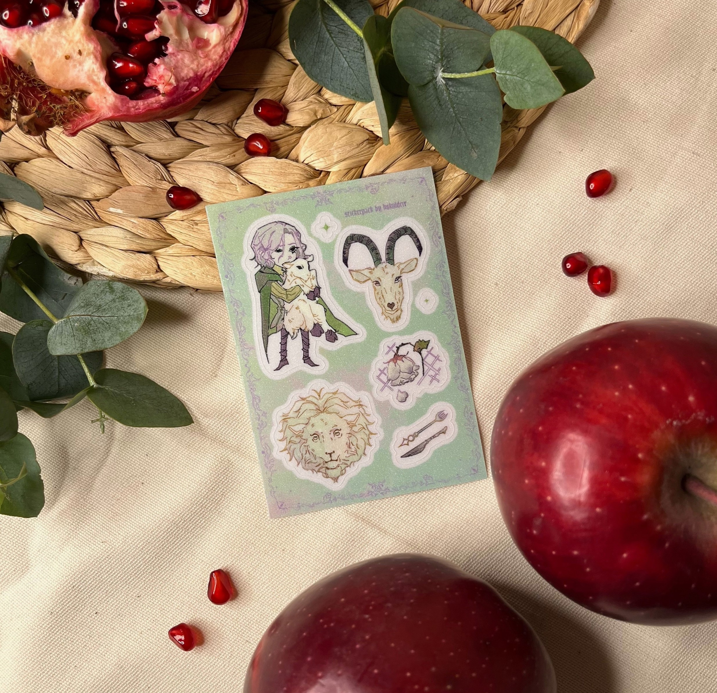 стикеры А7 сахар.лам. ПОДЗЕМЕЛЬЕ ВКУСНОСТЕЙ мисурн