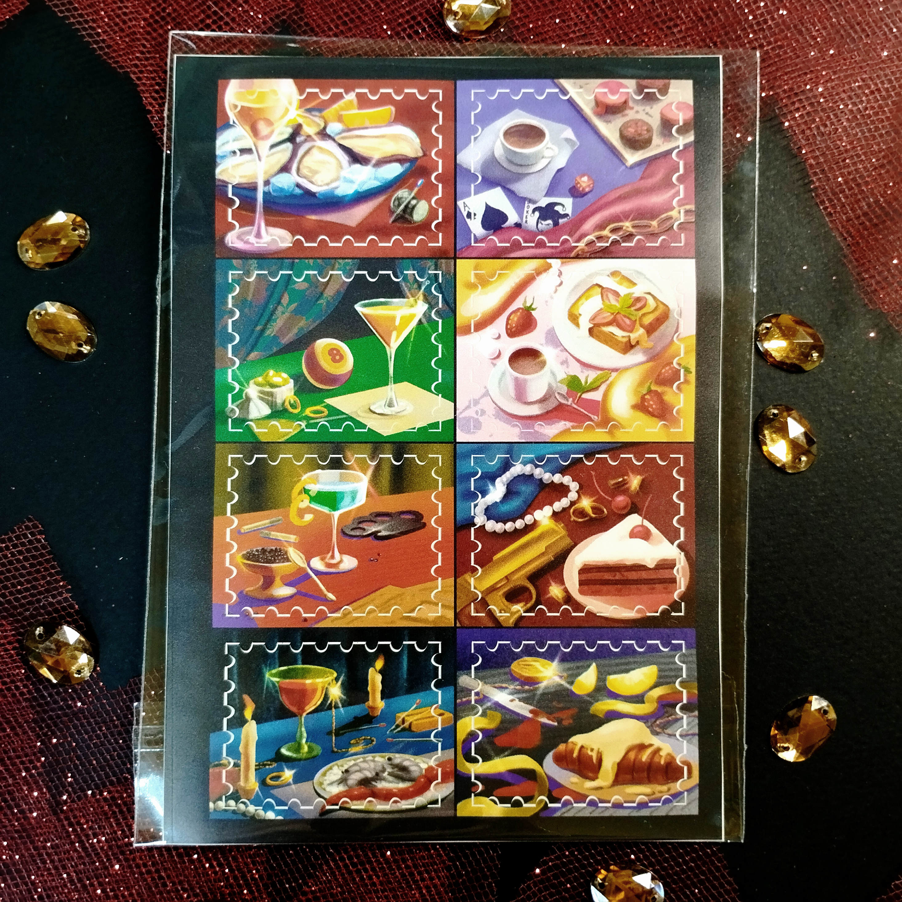 Наклейки эстетика марки