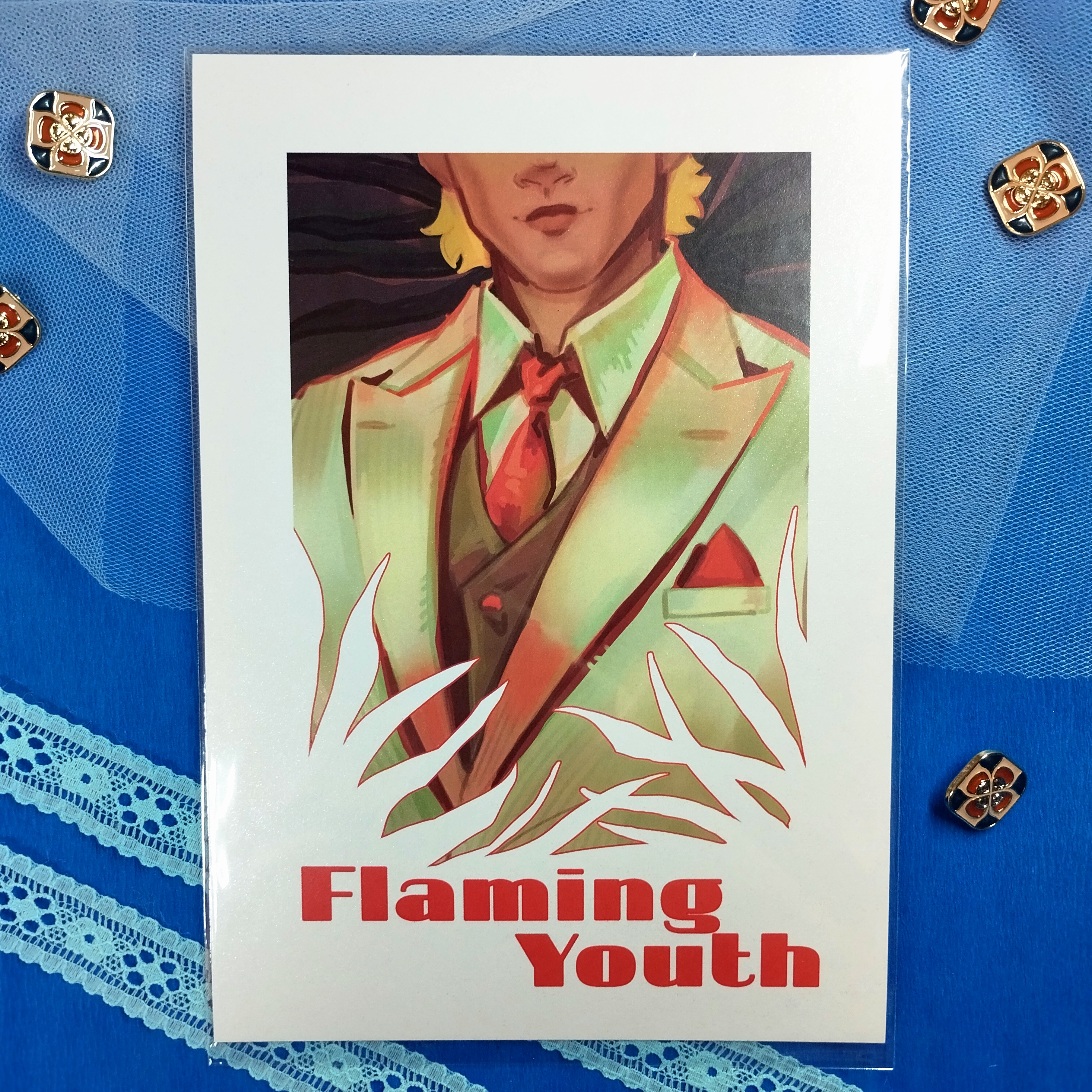 Открытка "Горячая юность"