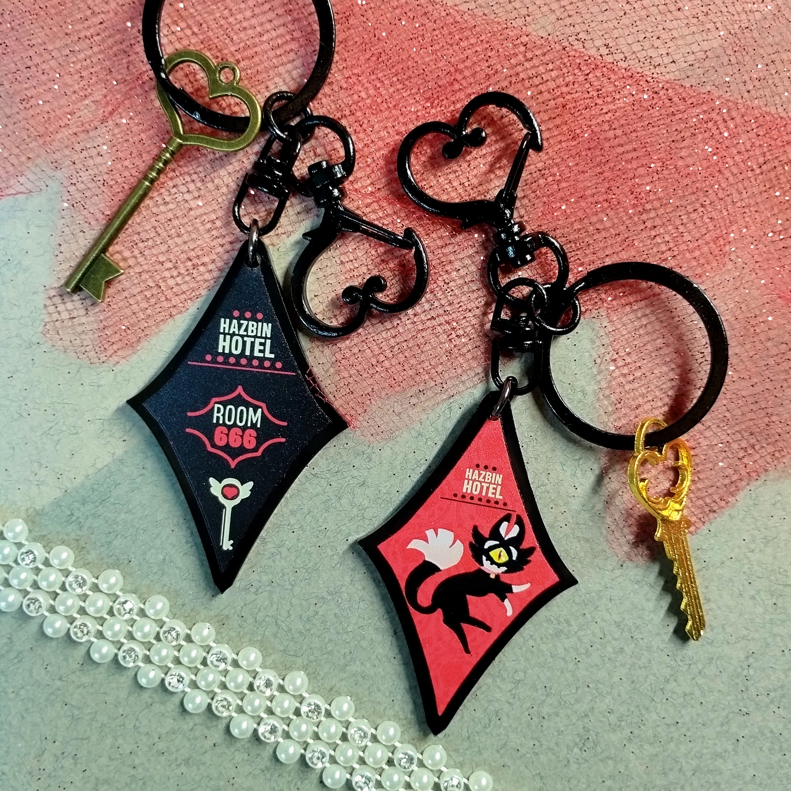 Брелок Отель Хазбин со случайным ключом