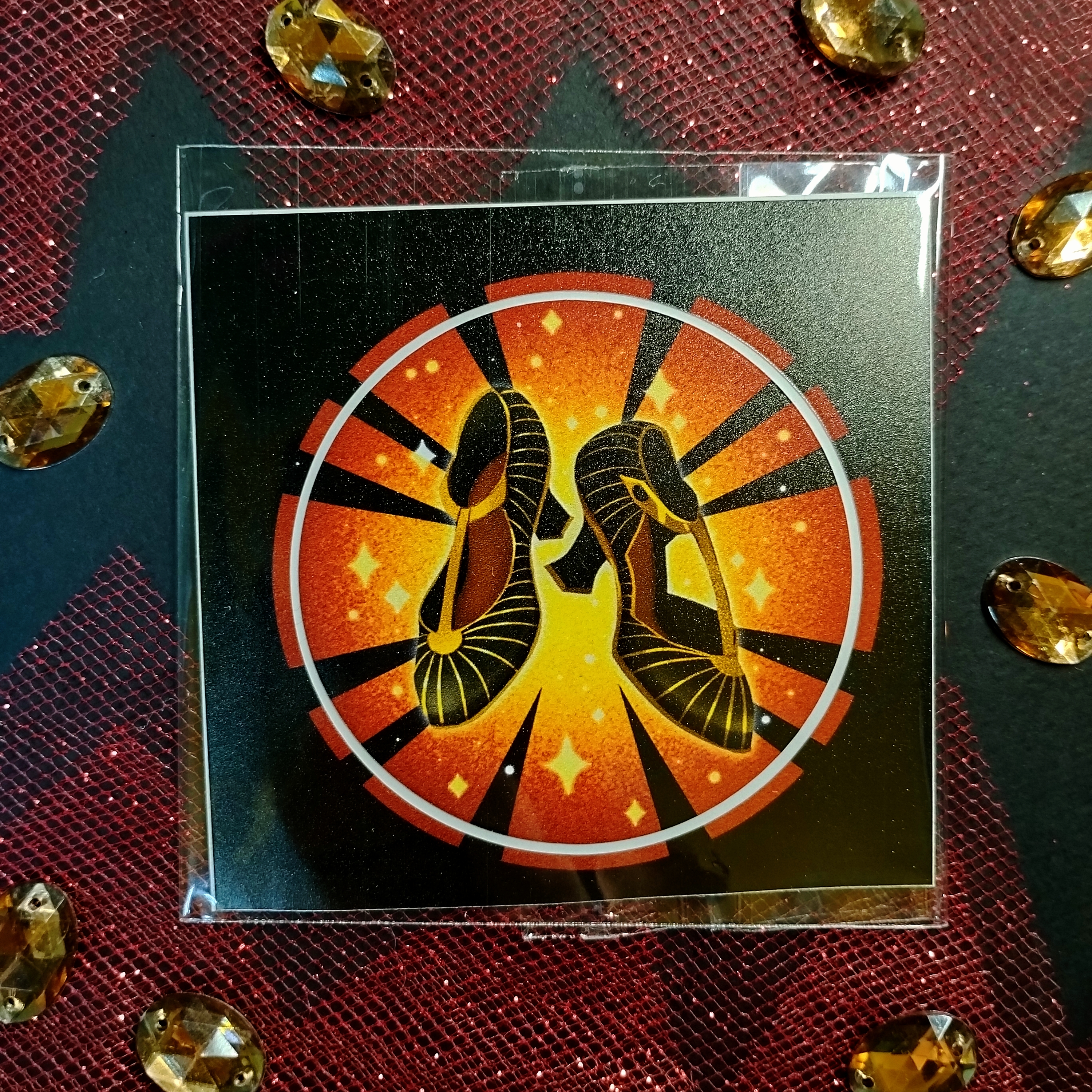 Наклейка туфельки