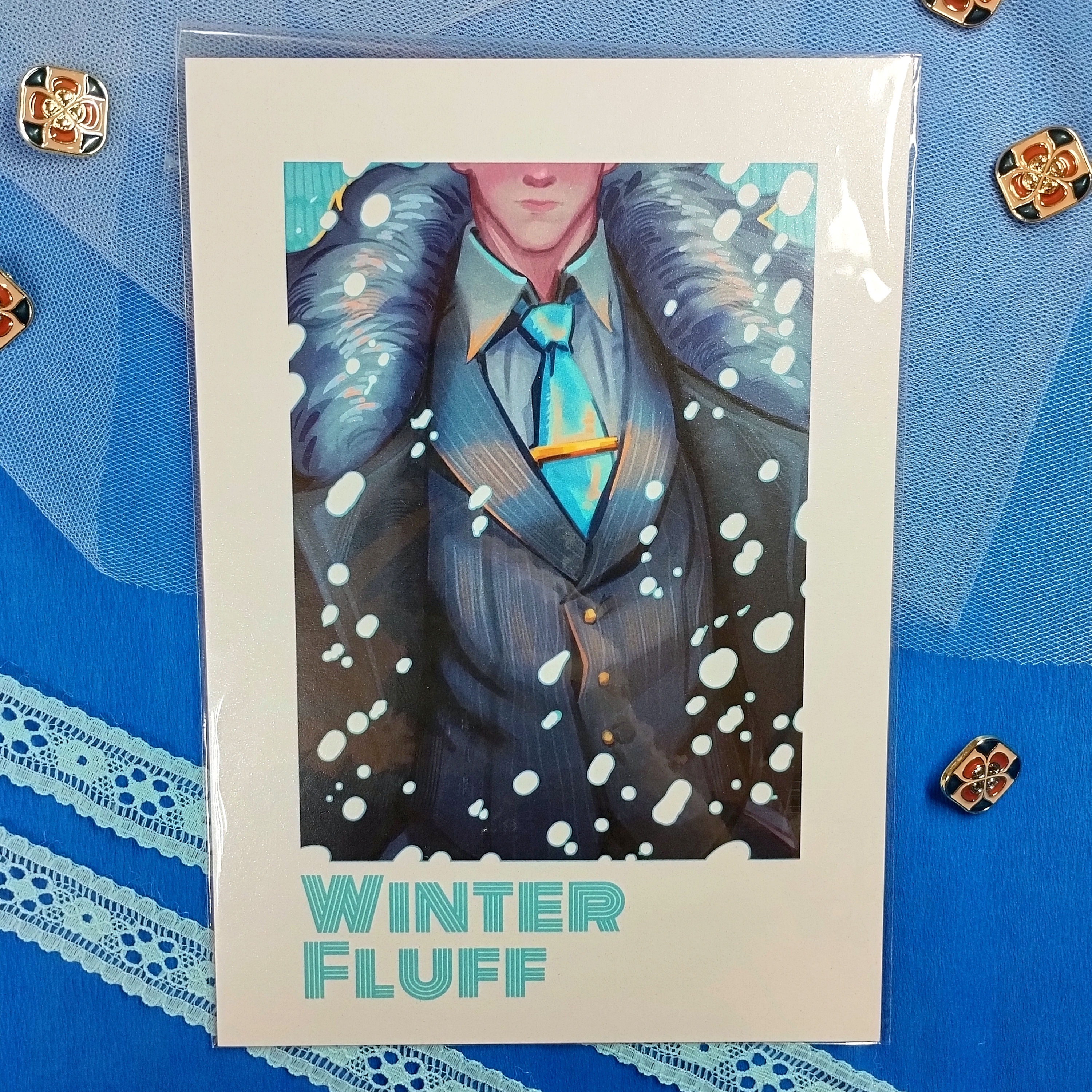 Открытка "Зимний пушок"