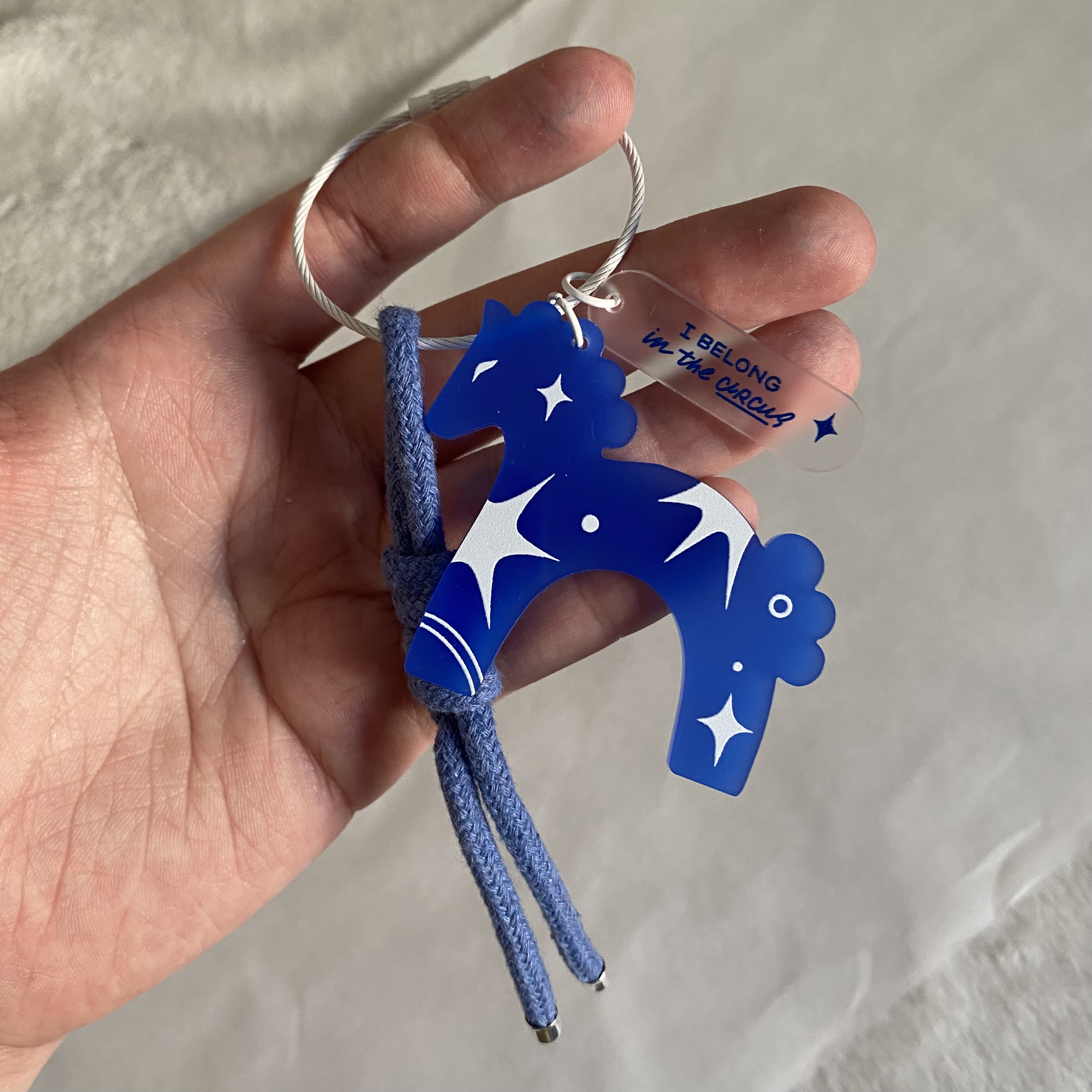 Обвес с синей лошадкой "Цирк"