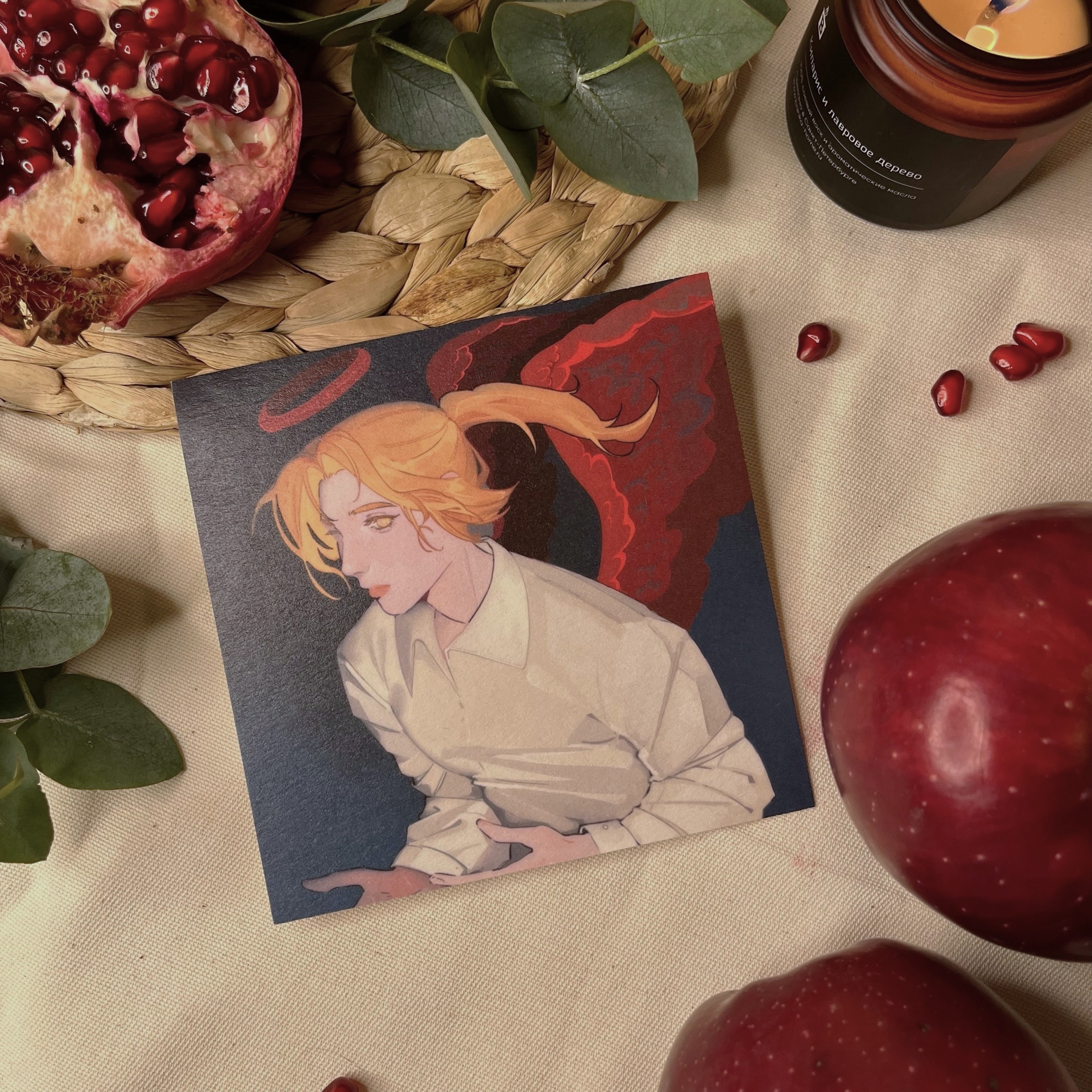 СКИДКА принт 12х12 СТАЛЬНОЙ АЛХИМИК эдвард-ангел