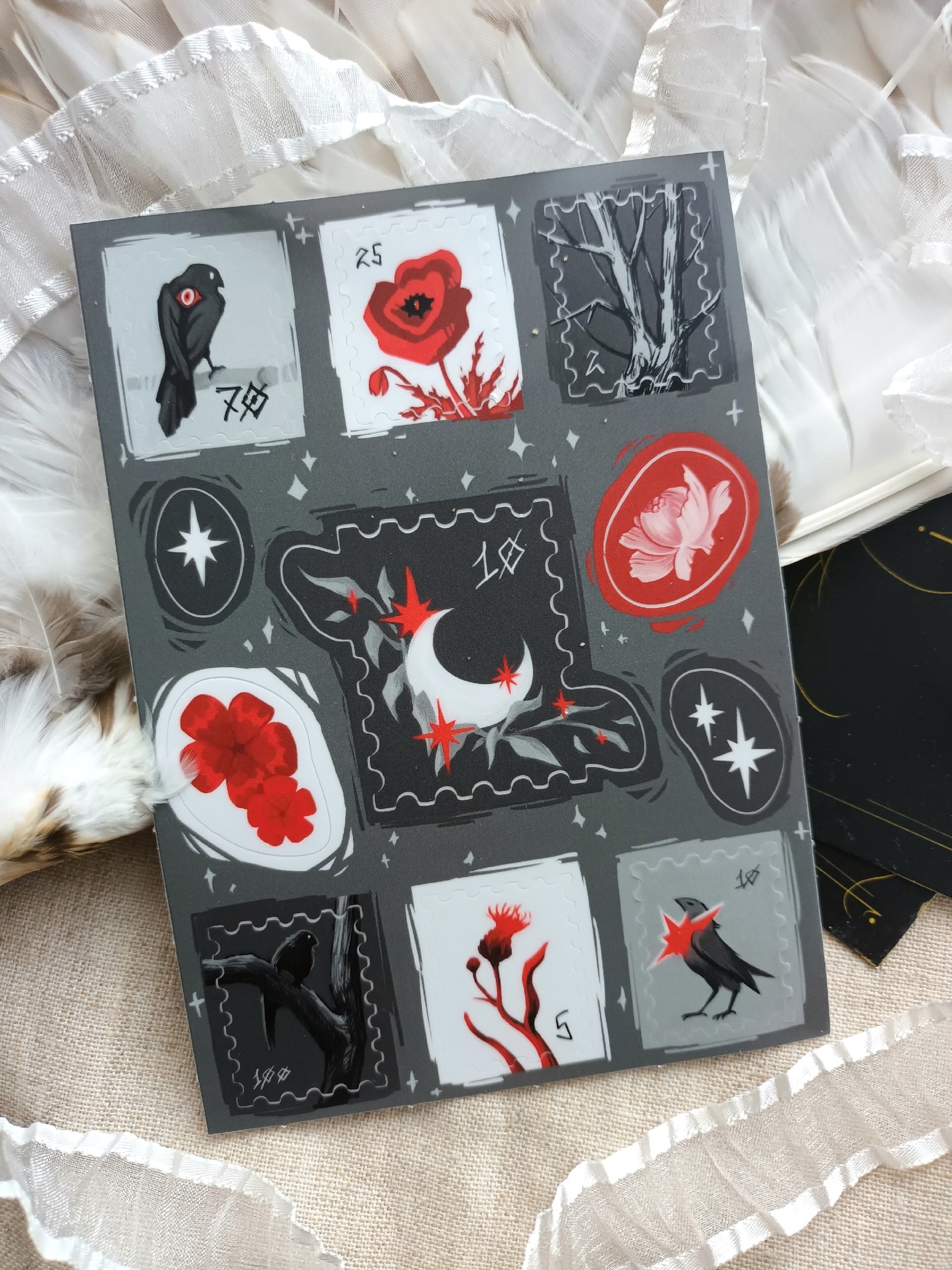 Стикерпак Почтовые голуби