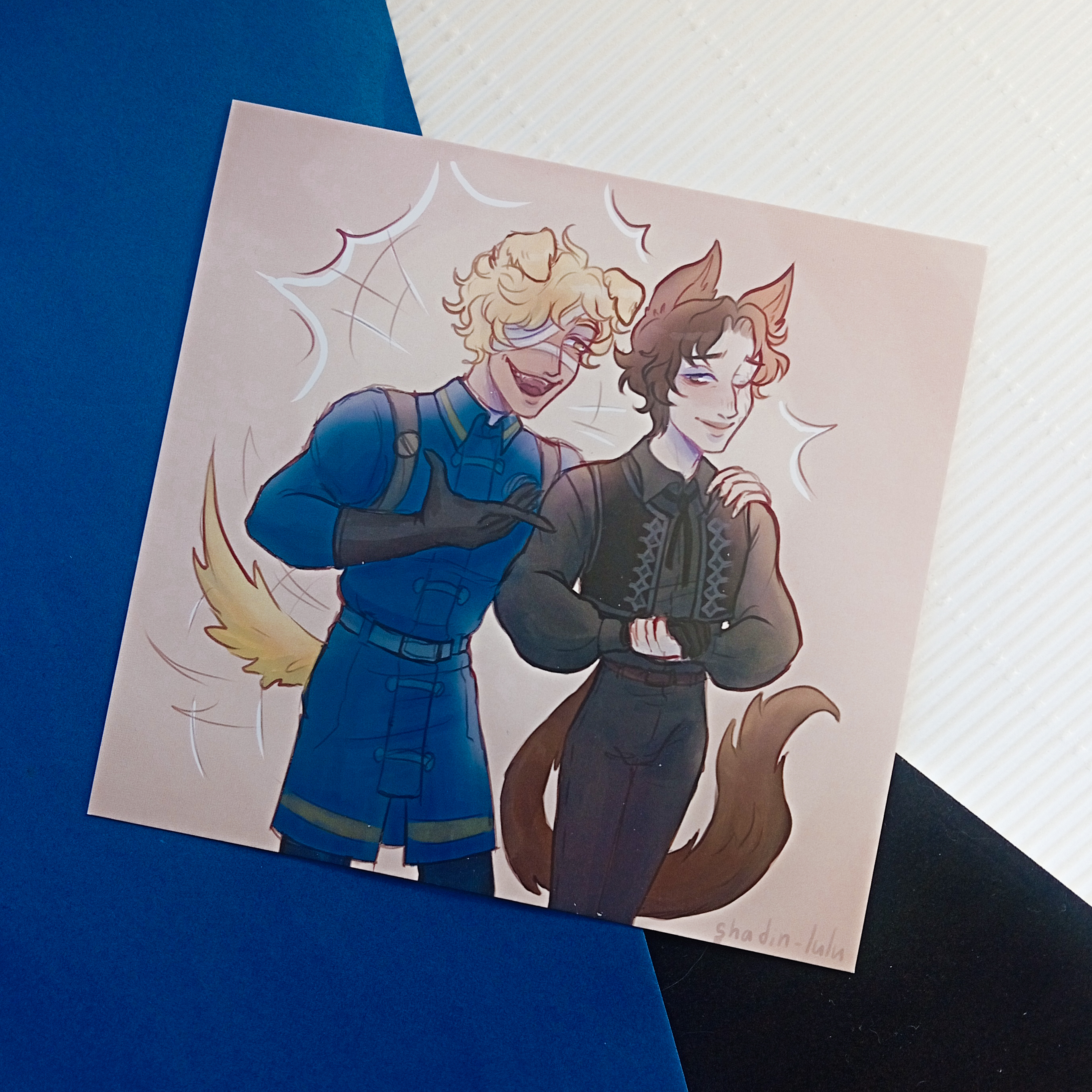 Открытка Идентити 5/Identity V Маттиас и Флориан