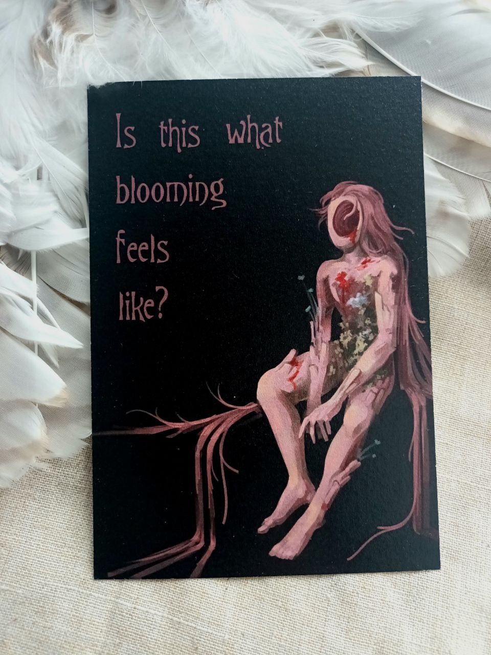 Открытка Разложение тоже цветение