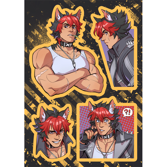 Стикеры А6 Манато