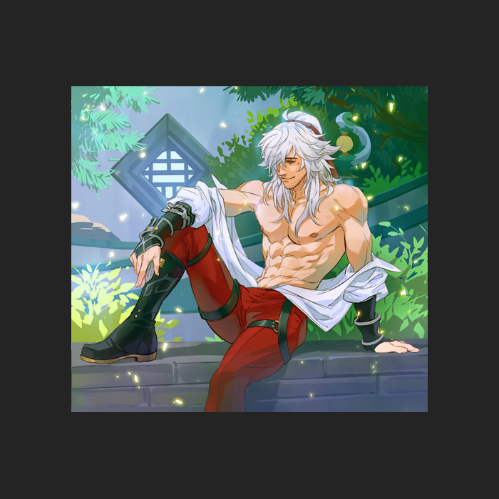 Открытка А4 Цзин Юань