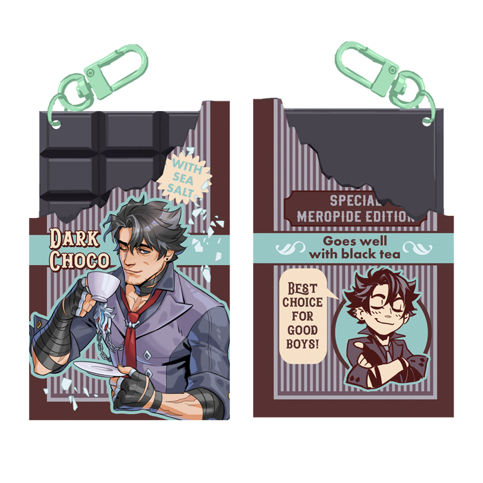 Брелок шоколадка Ризли