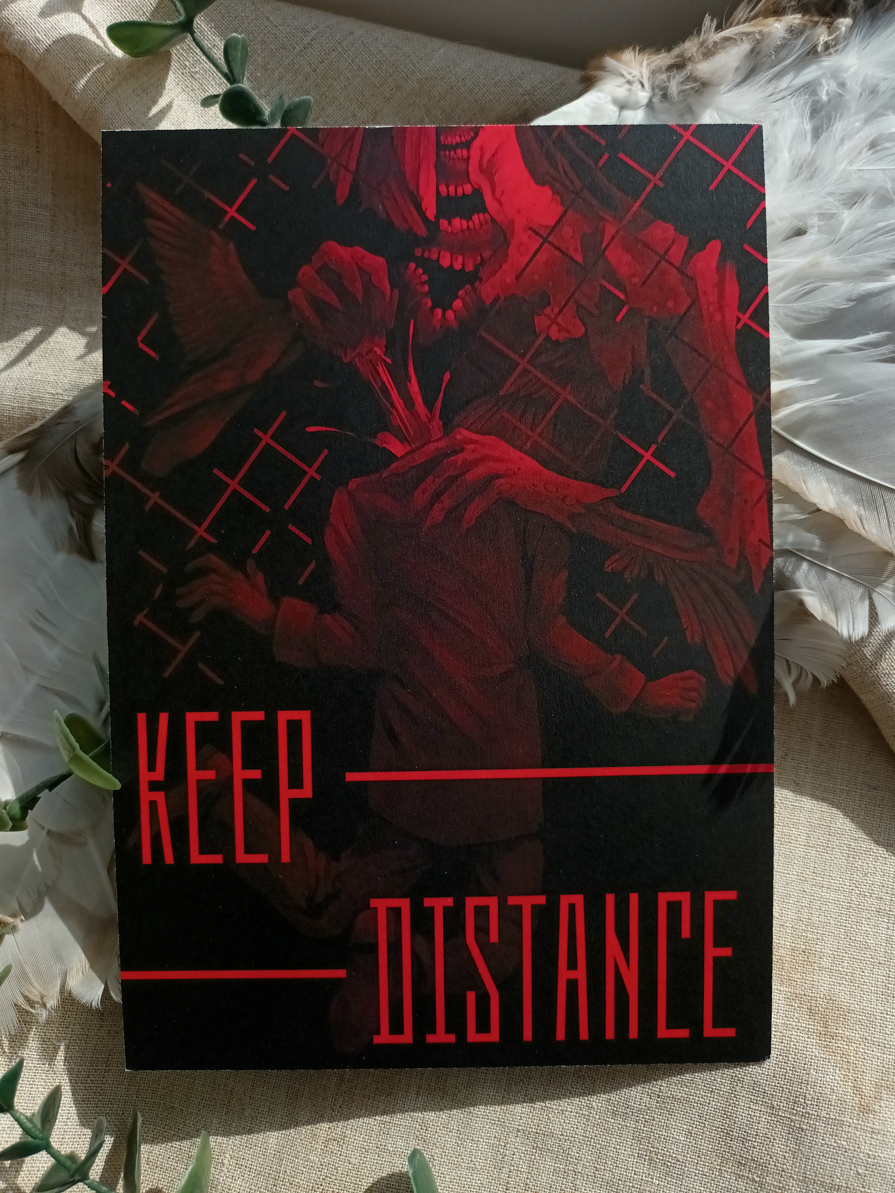 Принт Соблюдай дистанцию