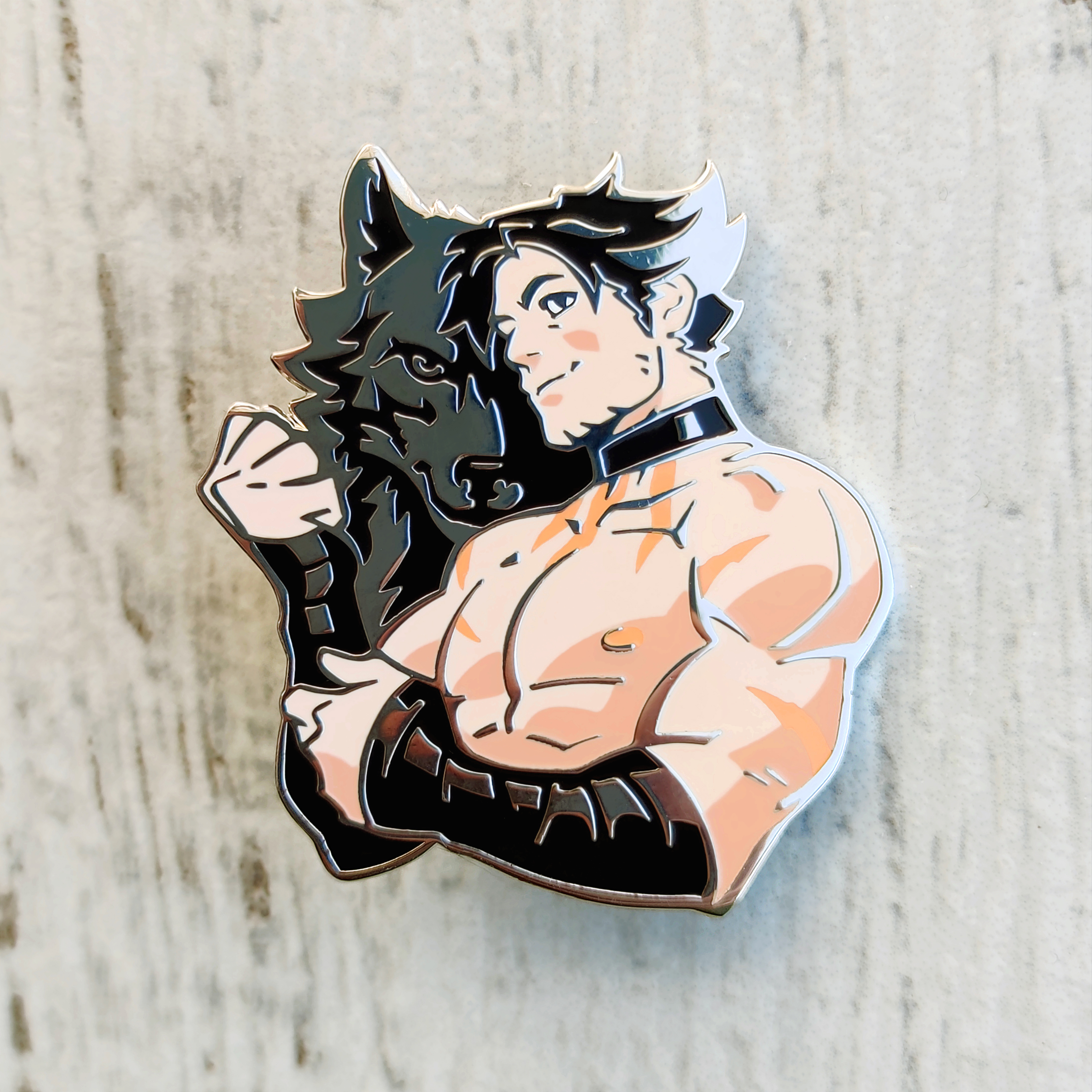 Эмалированный значок Ризли