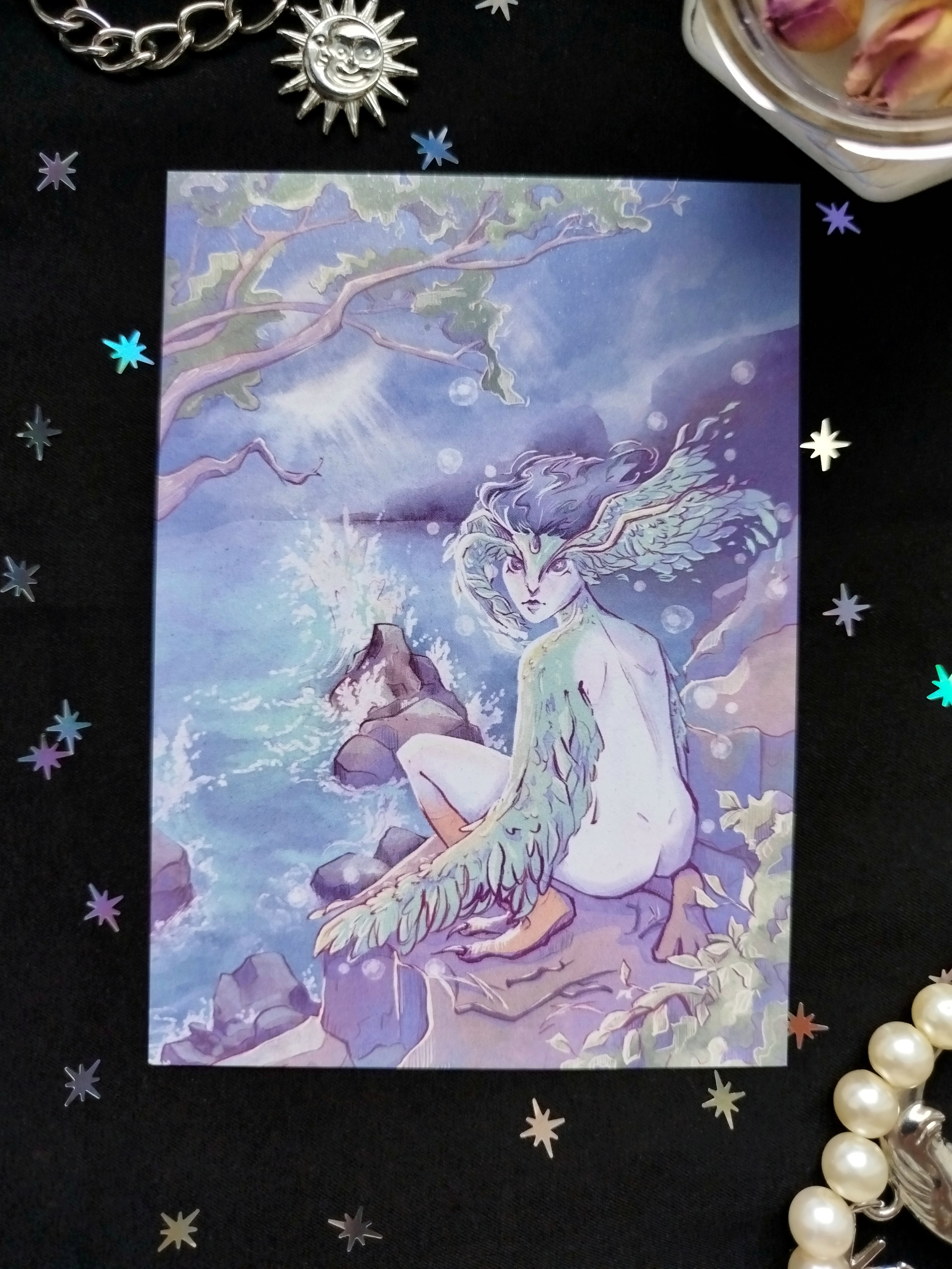 Открытка "Алконост"