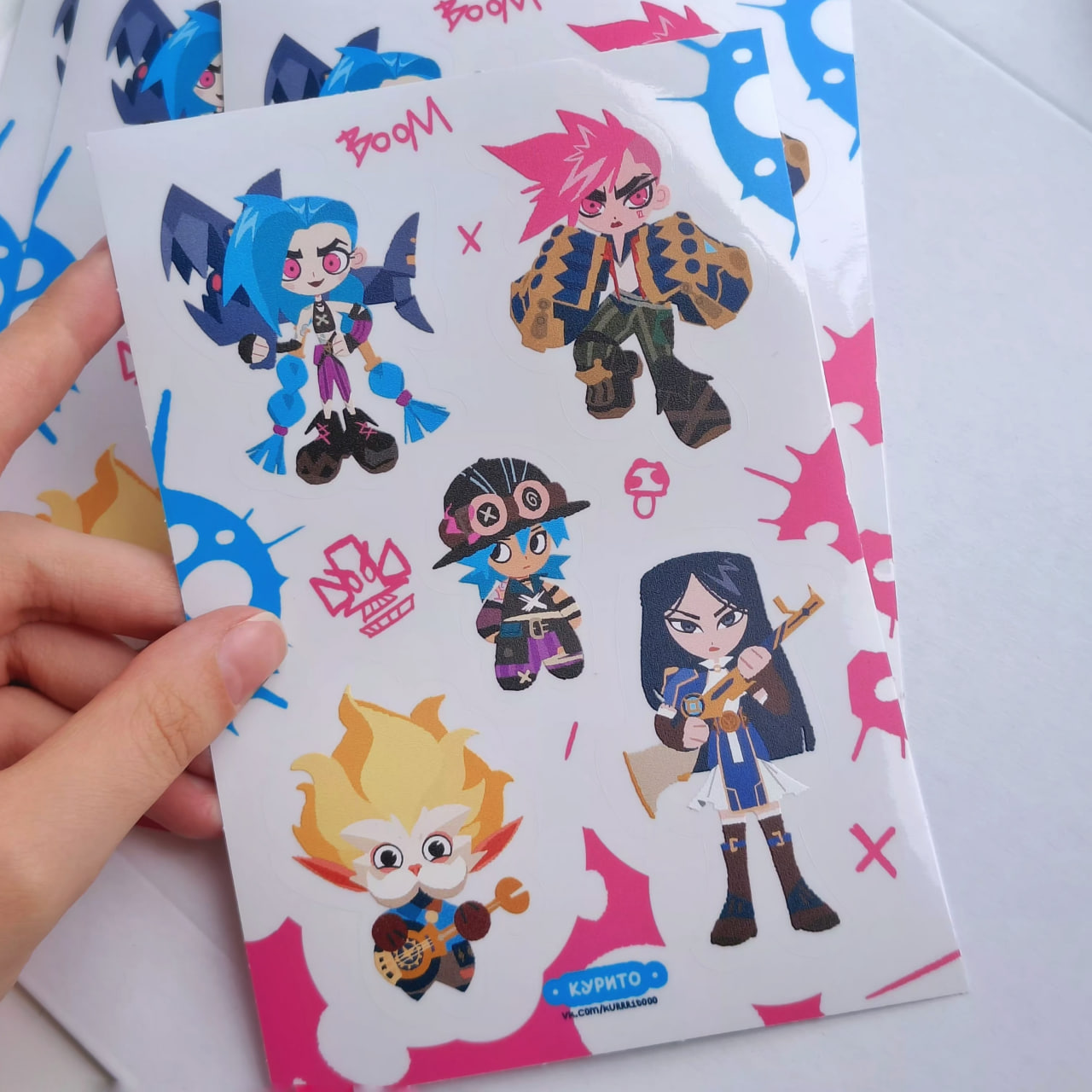 Стикерпак “Аркейн”