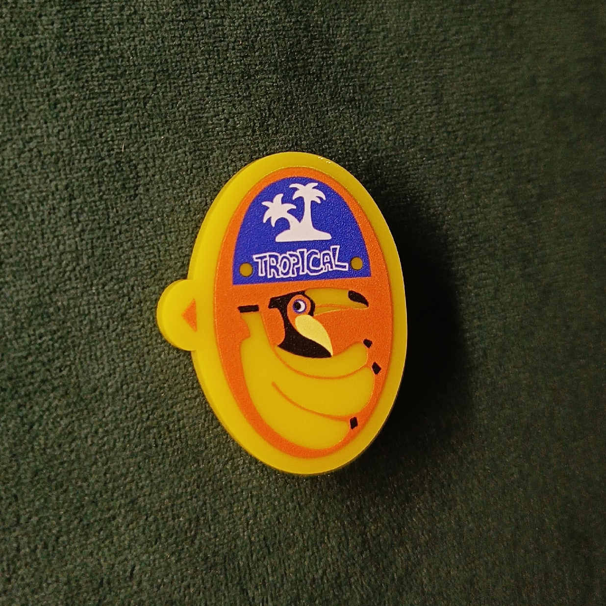 Пин акриловый "Бананы"