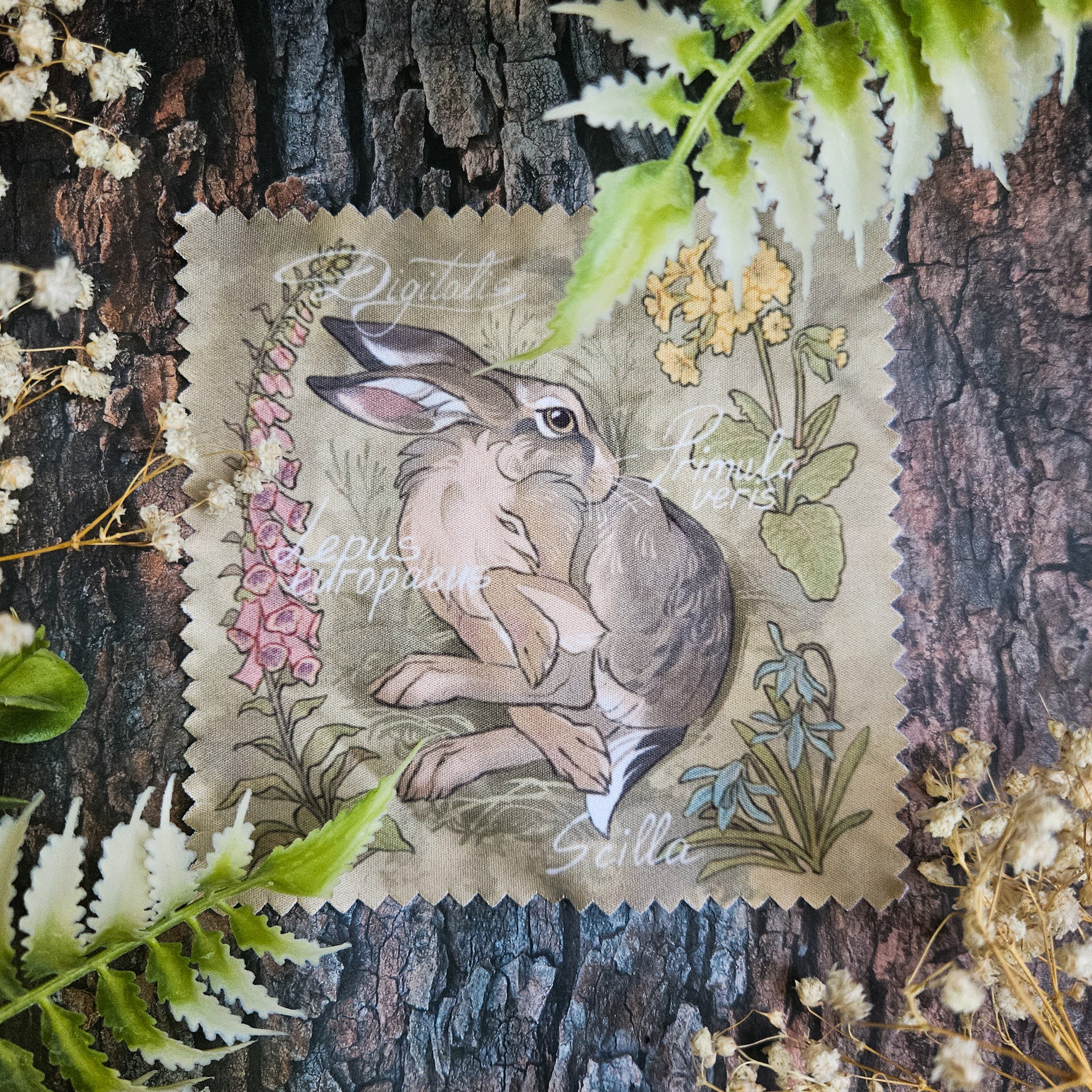 Платочек "Весенние травы"